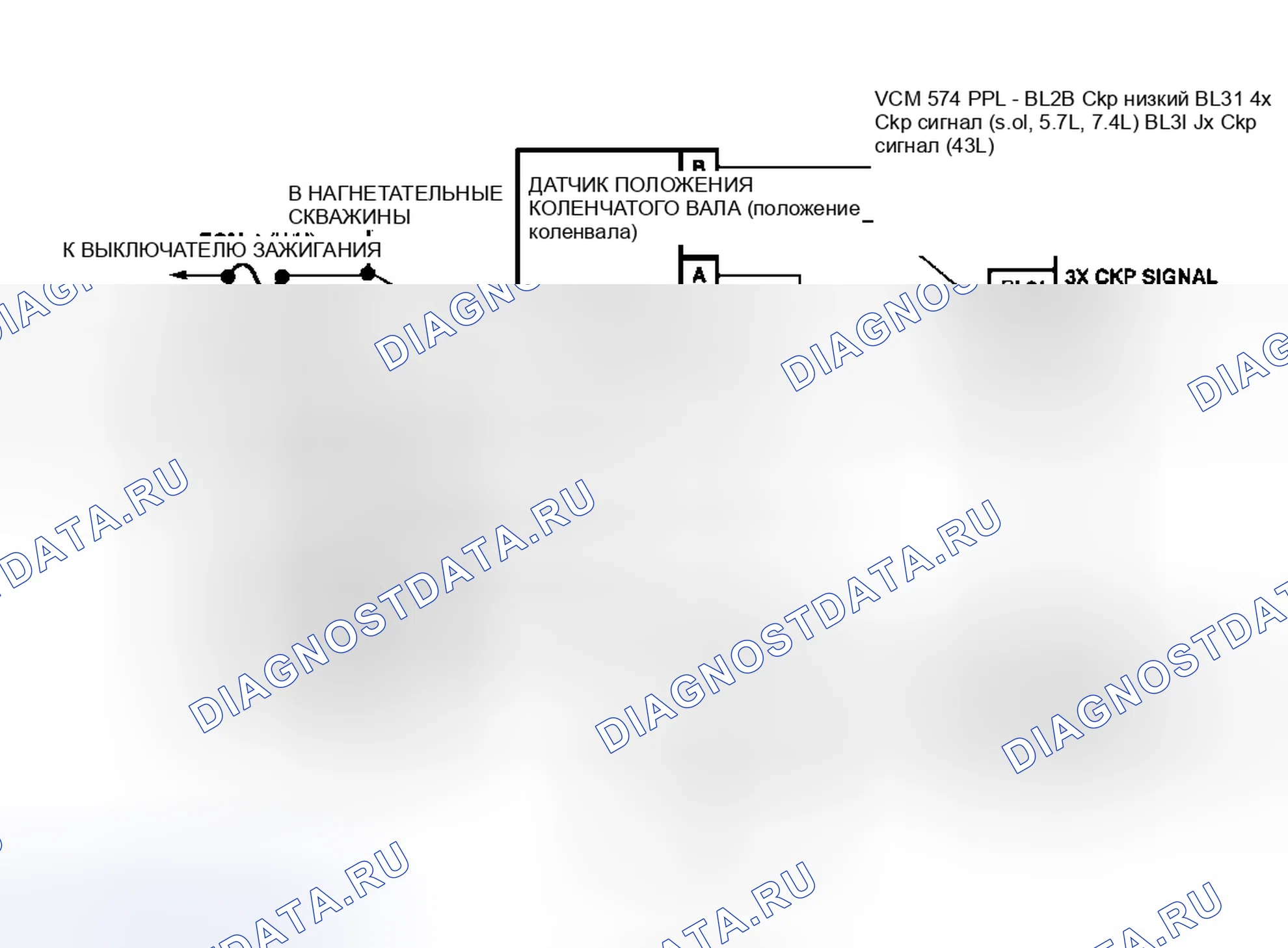 Рис. 88: Схема расшифровка кода ошибки P1351. Chevrolet Suburban IX