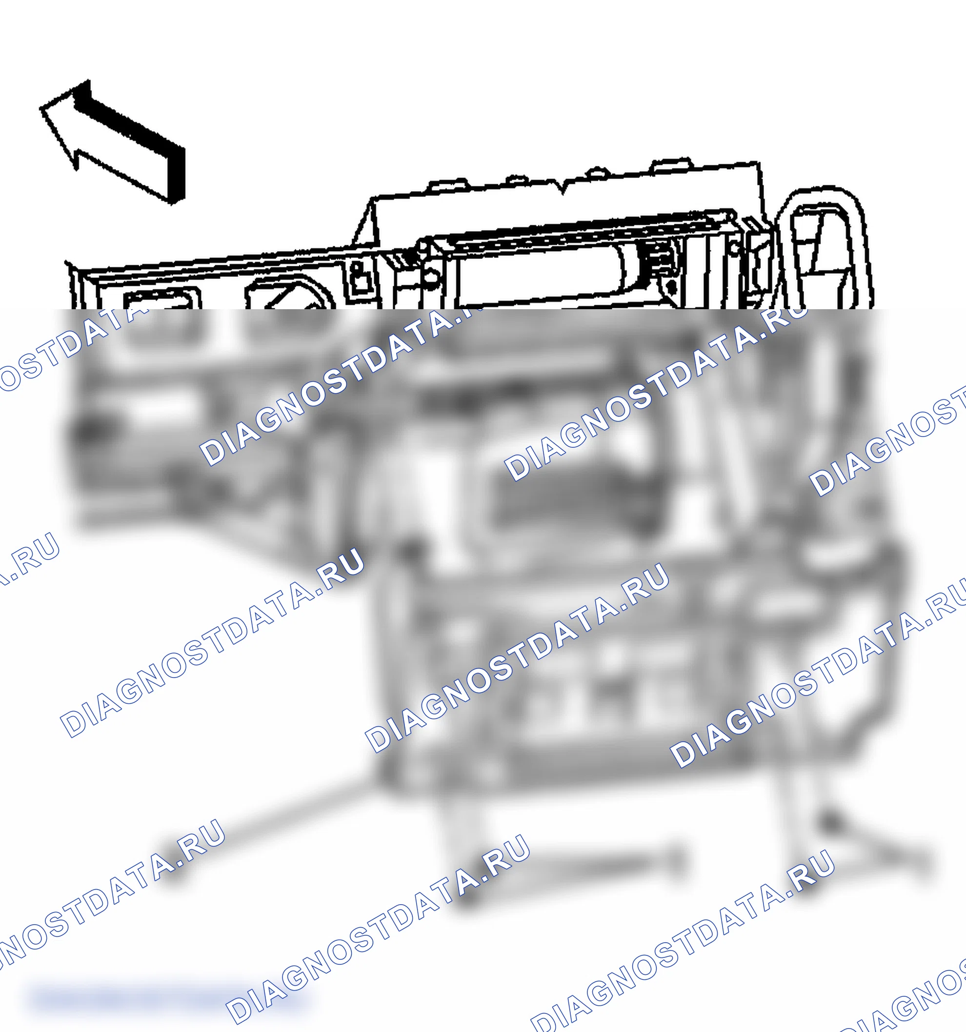 Рис. 47: Порядок демонтажа. GMC Savana H2500 