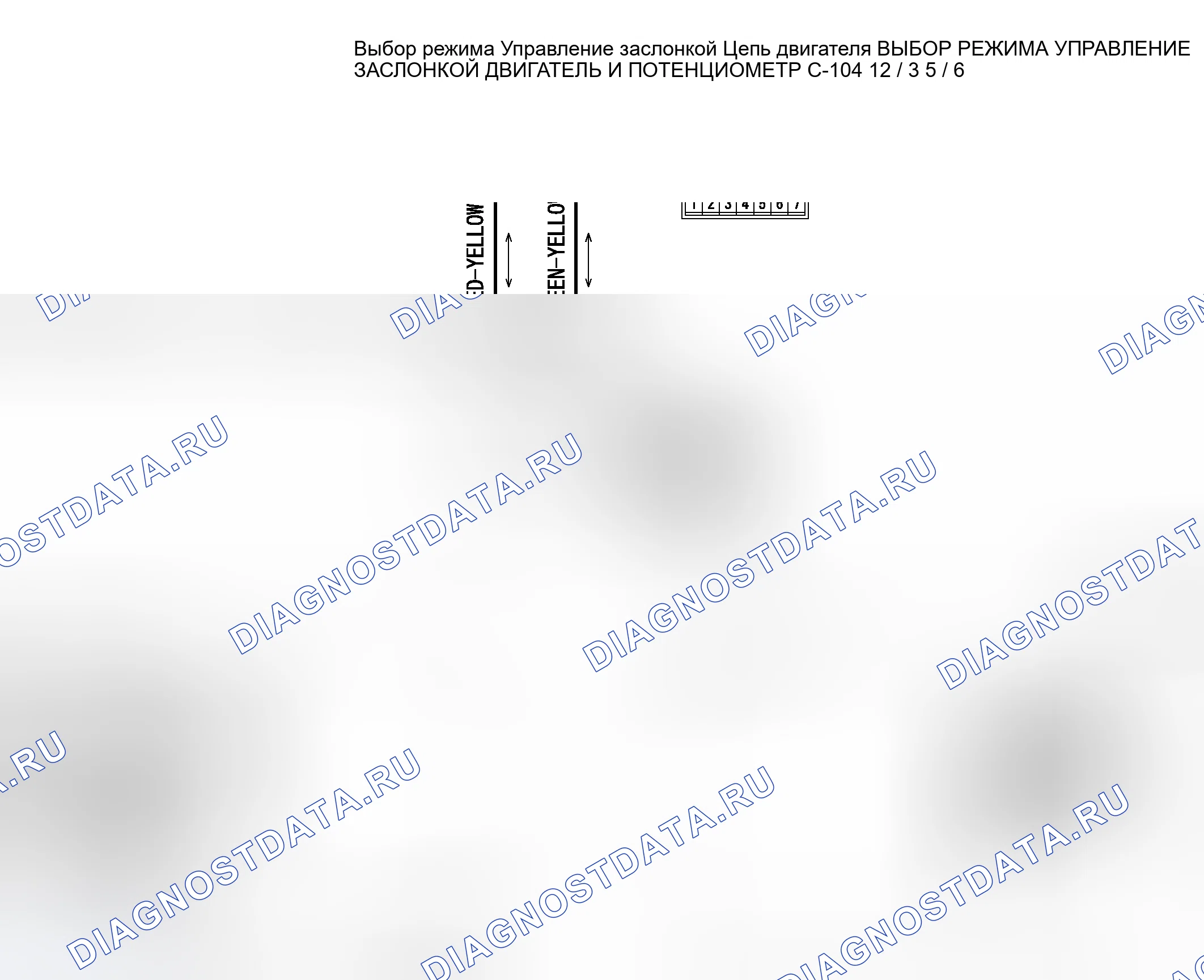 Рис. 75: расшифровка кода ошибки B1065: выбор режима, двигатель управления заслонкой и потенциометр (активация отказа системы). Honda Fit Aria I