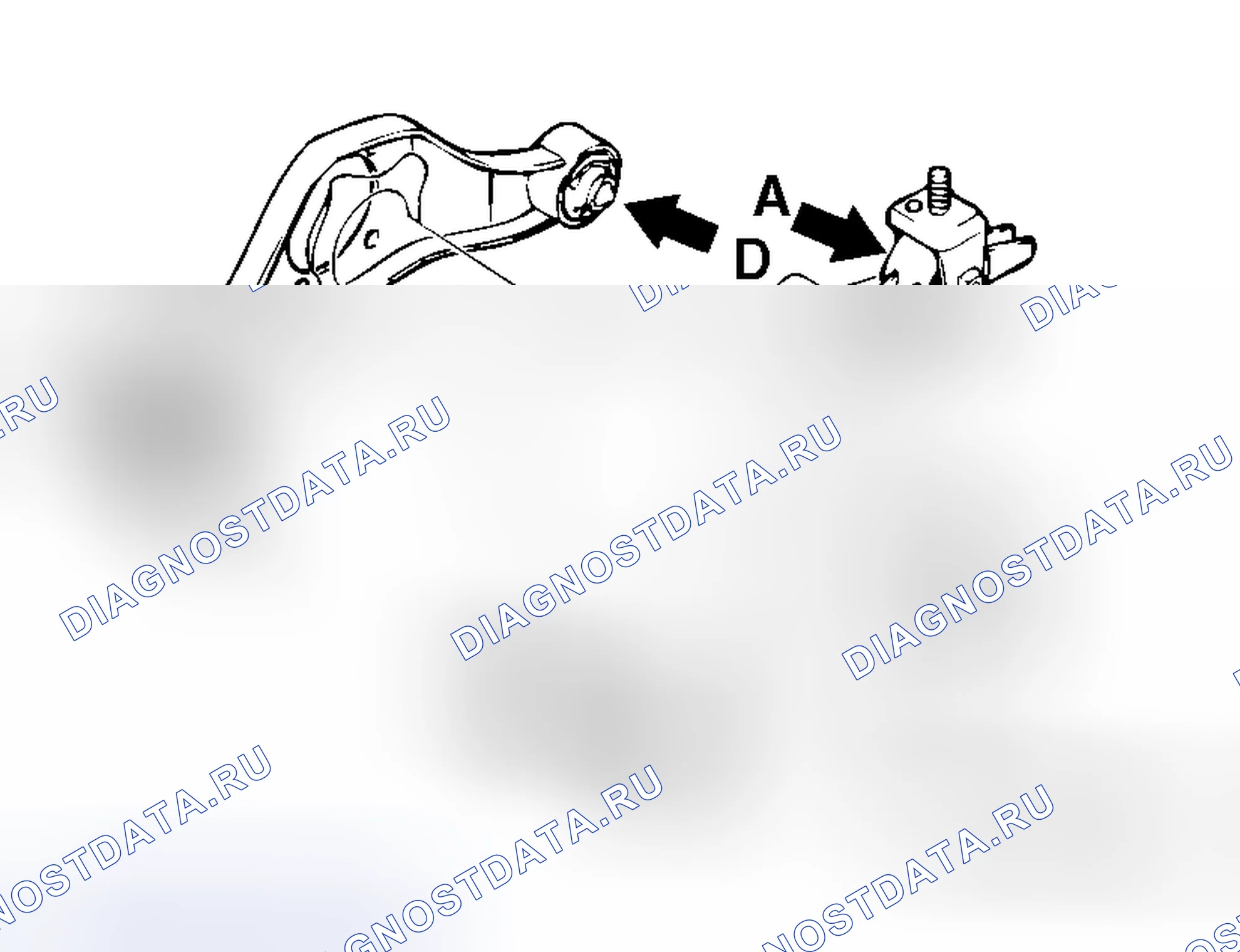Рис. 112: > > A < < УЗЕЛ КРОНШТЕЙНА ДИФФЕРЕНЦИАЛЬНОГО МОНТАЖА. Honda Grace I
