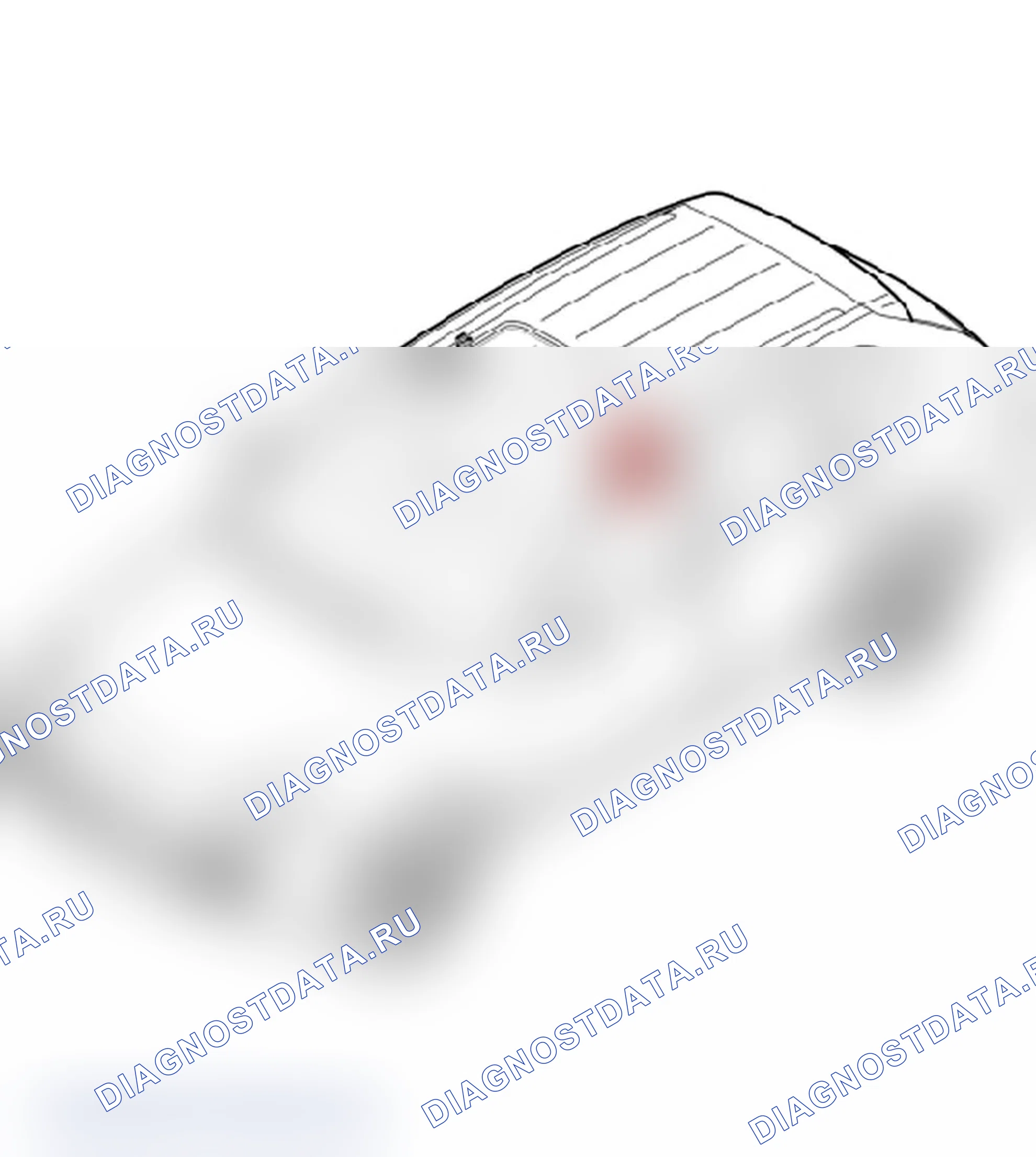 Рис. 525: Место установки внутренней передней ручки. Porsche Cayenne Turbo I рестайлинг