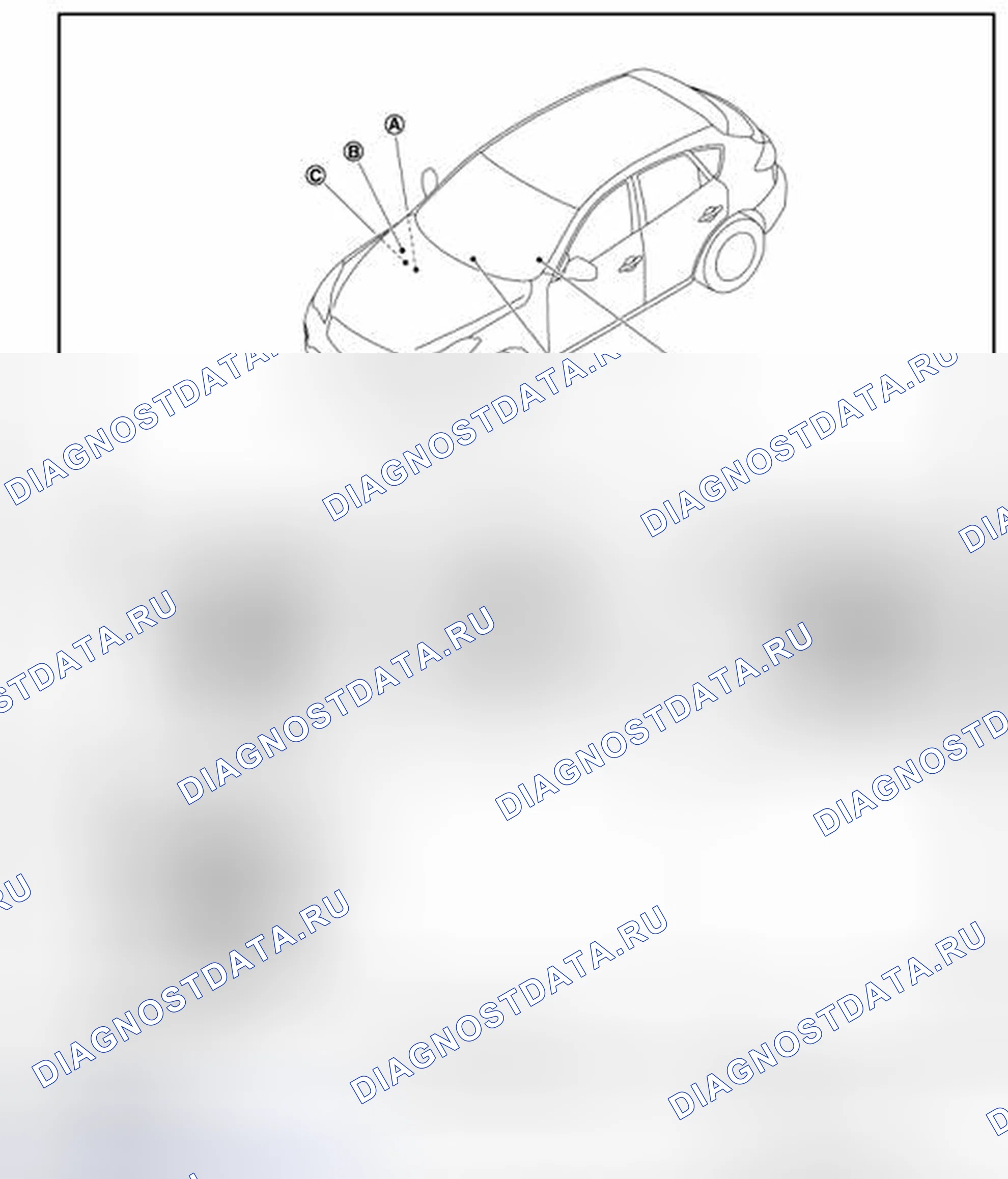 Рис. 4: Расположение компонентов. Infiniti EX37 I