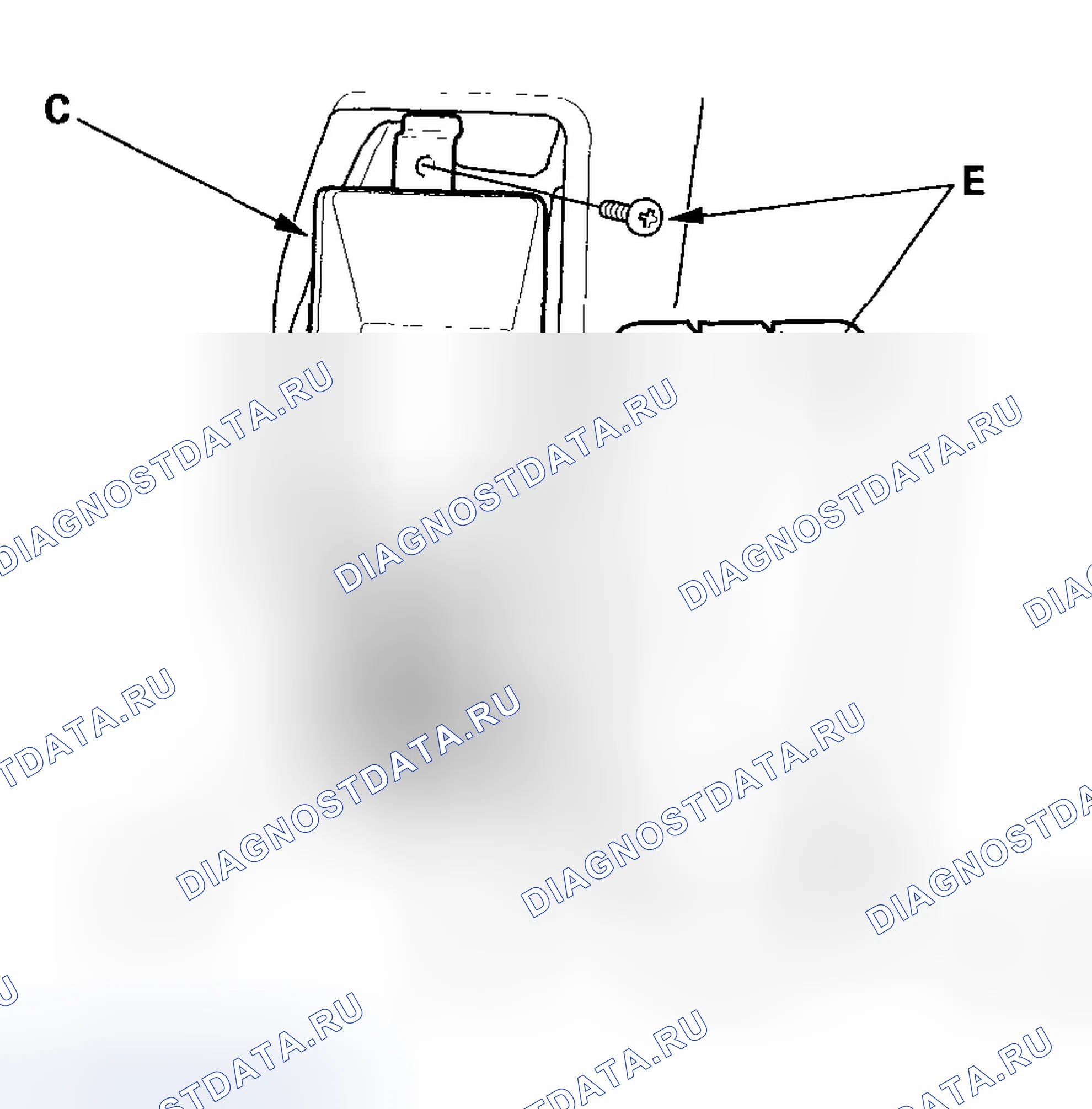 Рис. 241: Удаление. Honda Element I
