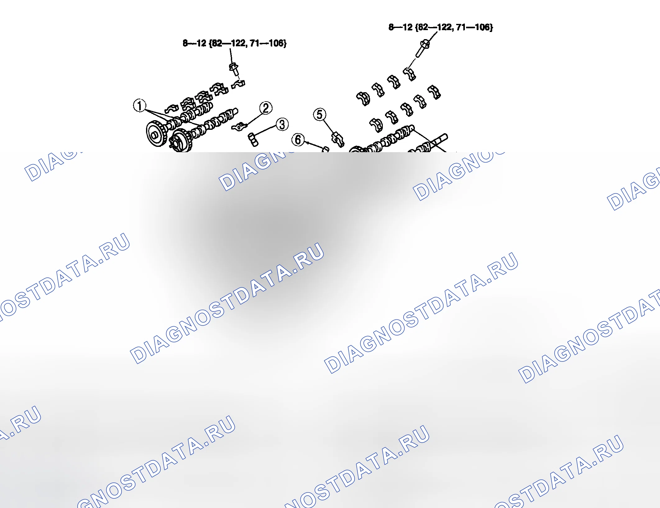 Рис. 167: ДЕМОНТАЖ / МОНТАЖ ГИДРАВЛИЧЕСКОГО РЕГУЛЯТОРА ЗАЗОРА (HLA) [Aj]. Honda CR-V III