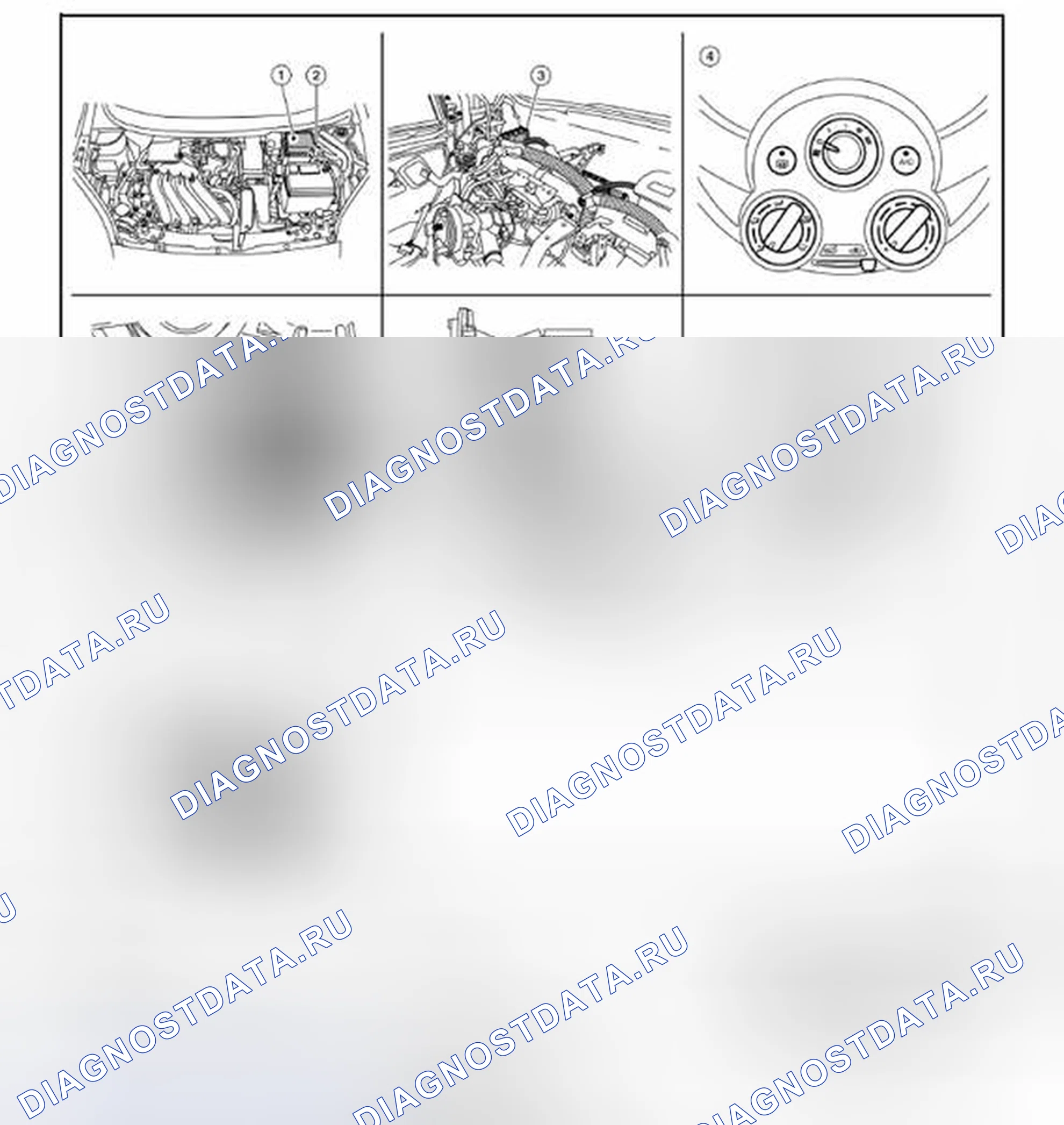 Рис. 21: Расположение компонентов. Audi RS6 C8