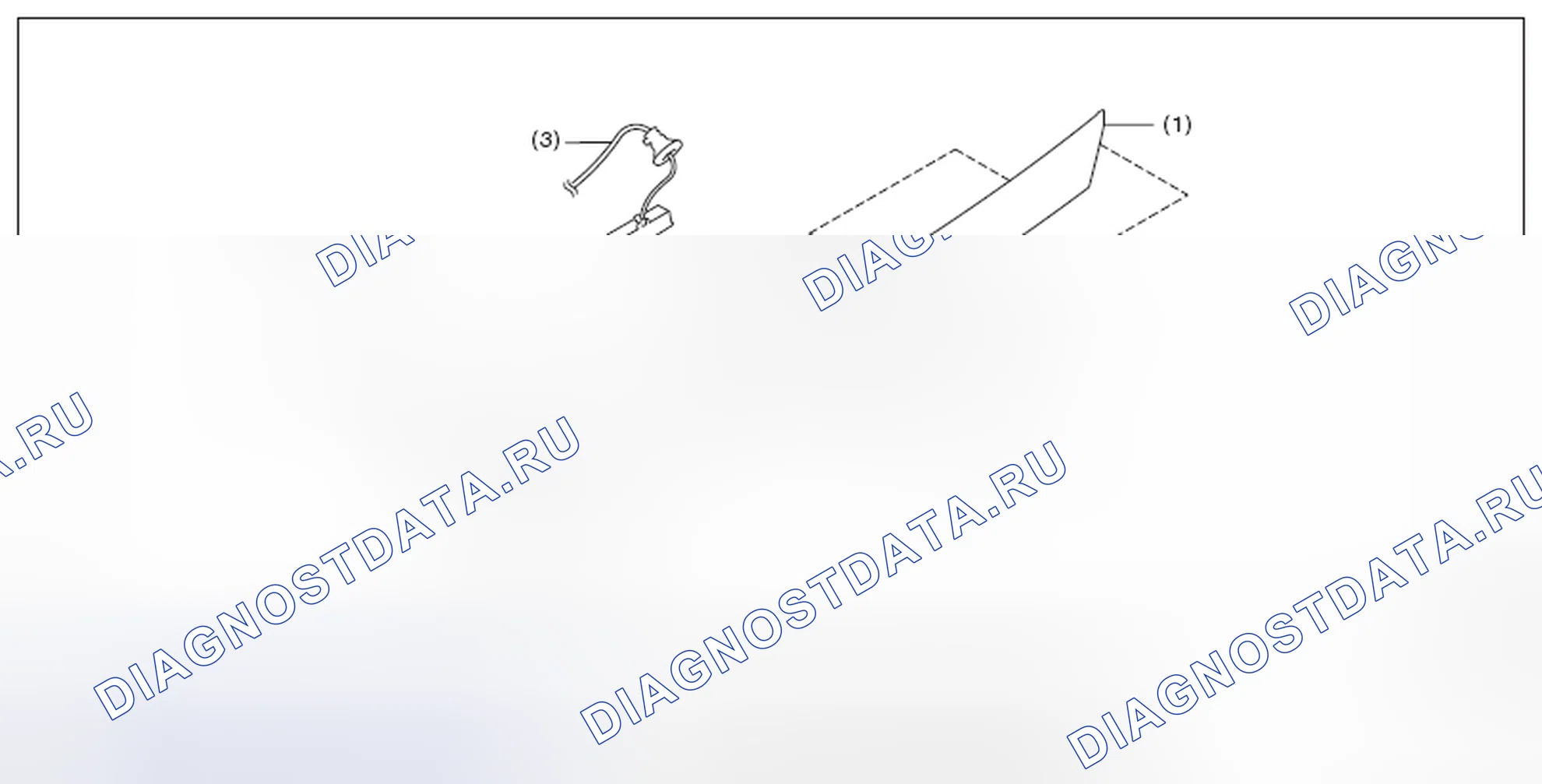 Рис. 203: ГАРНИР ЗАДНИХ ВОРОТ. Subaru Impreza GK