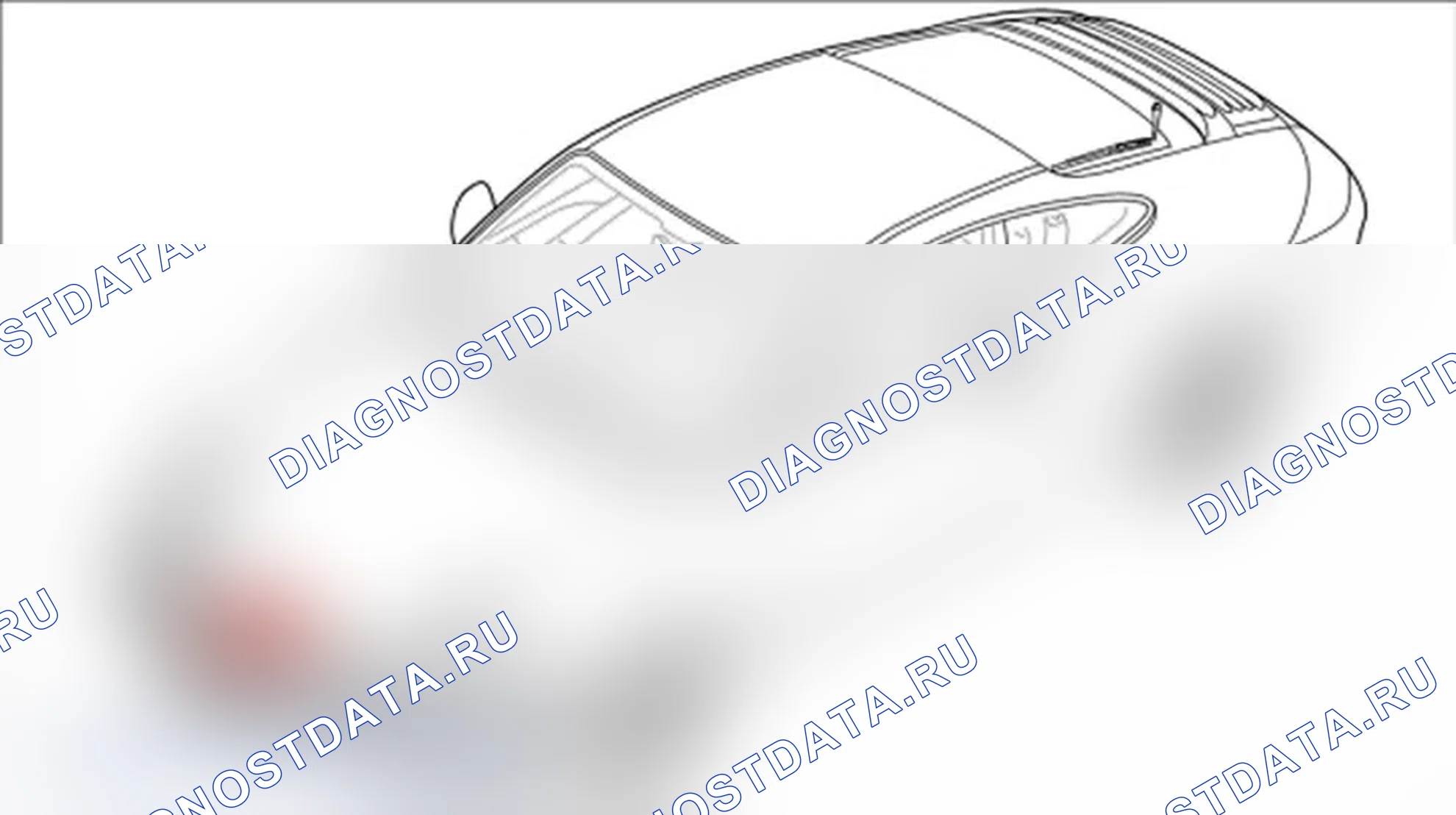Рис. 443: Отмена переднего спойлера в верхней части. Porsche 911 GT3 997