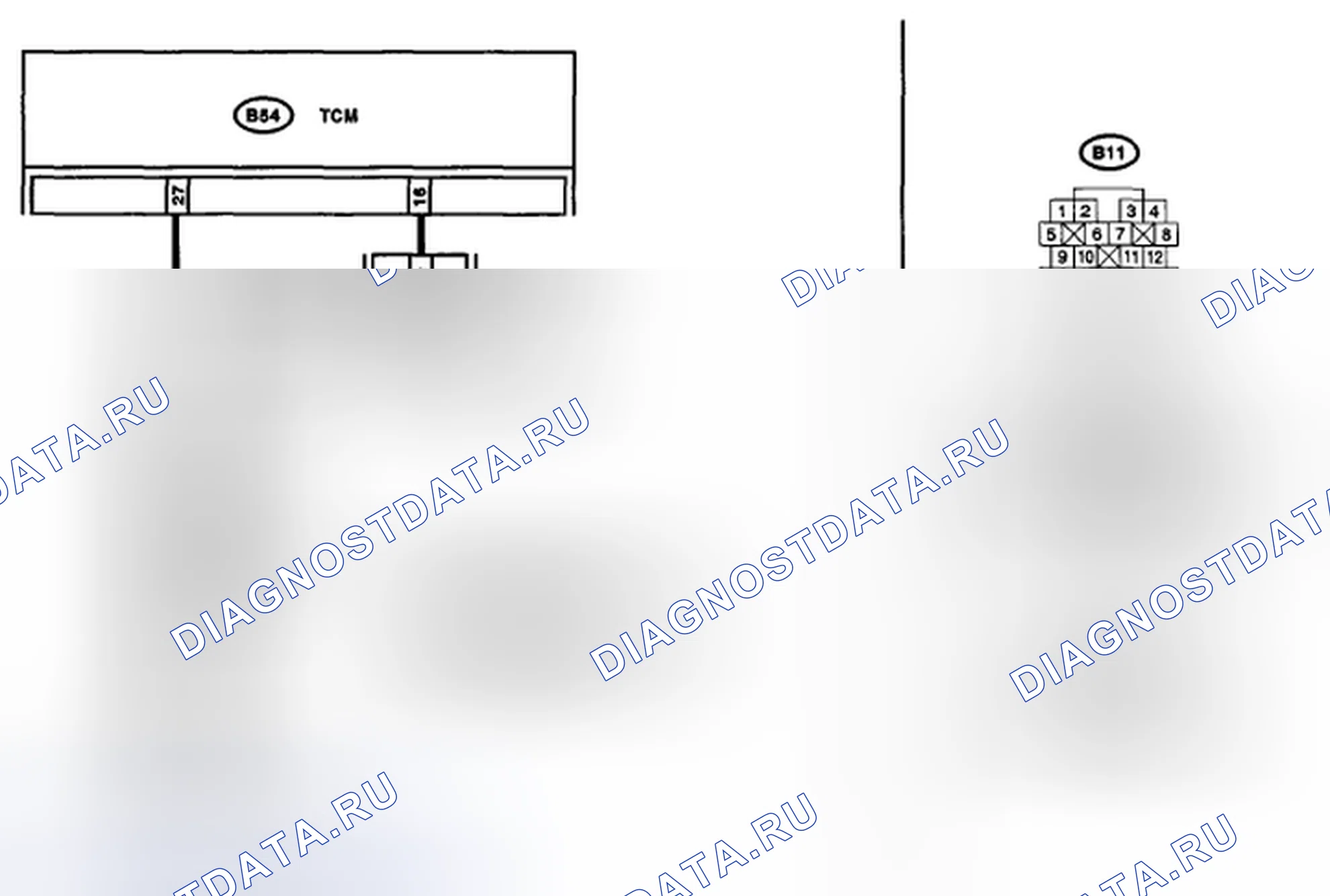 Рис. 123: электросхема. Subaru Outback BP рестайлинг