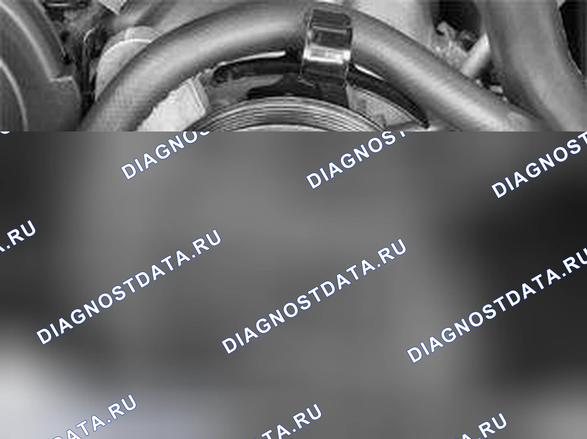 Рис. 20: Демонтаж насоса ГУР. Volvo XC70 I рестайлинг