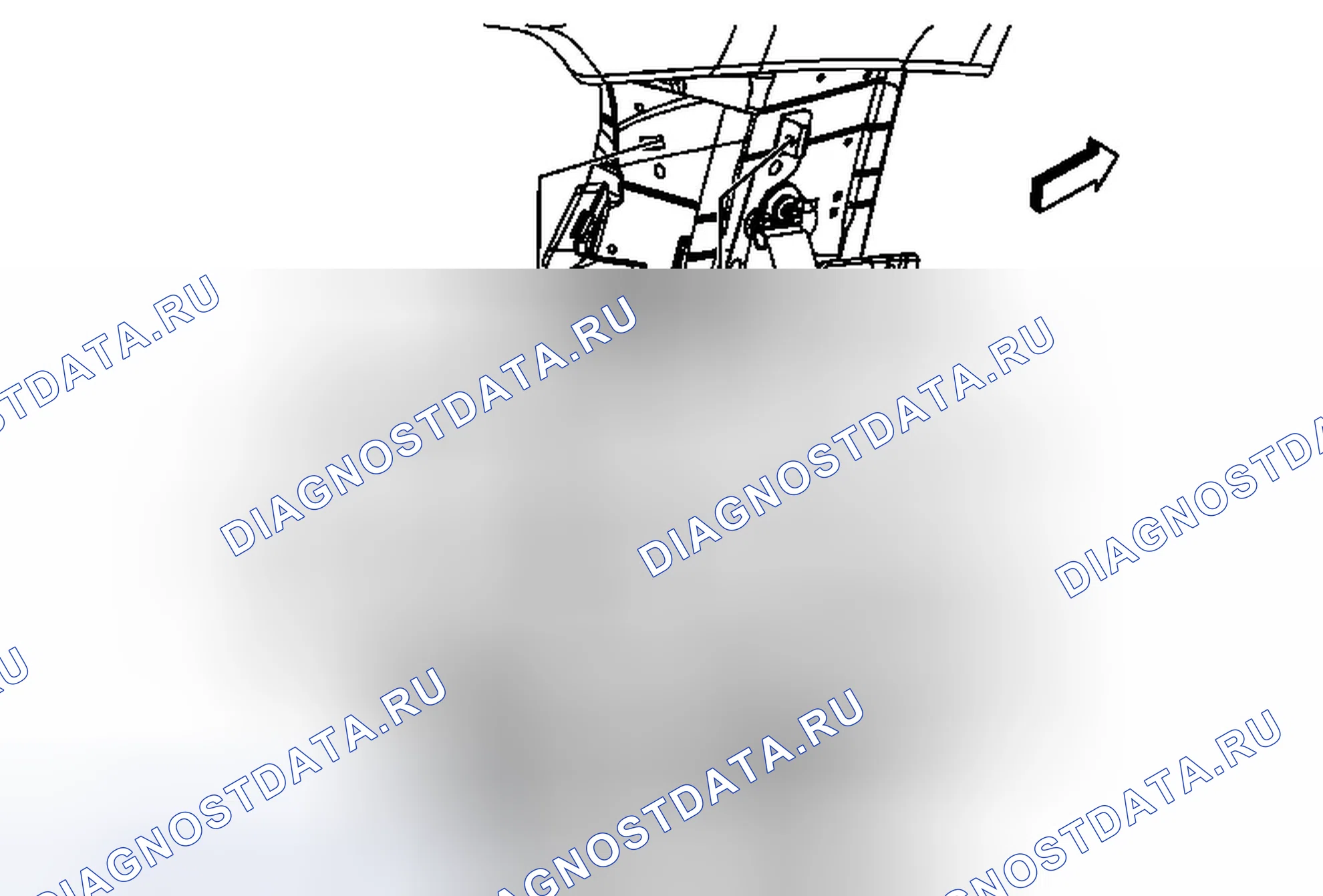 Рис. 88: Замена верхней обрезной панели (TB4). Chevrolet Traverse I