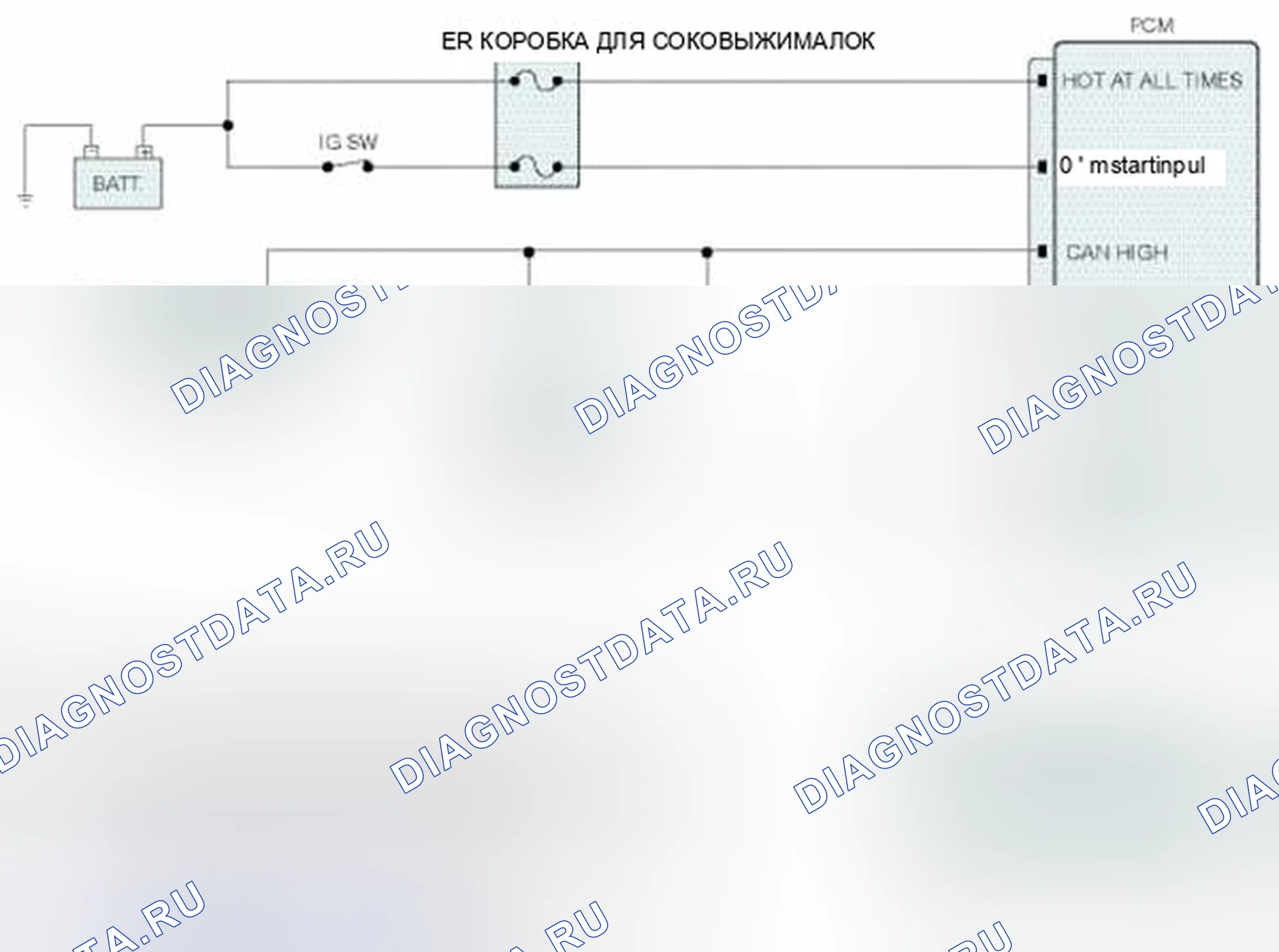 Рис. 562: Схема диагностической цепи. Geely Vision X3 Pro I