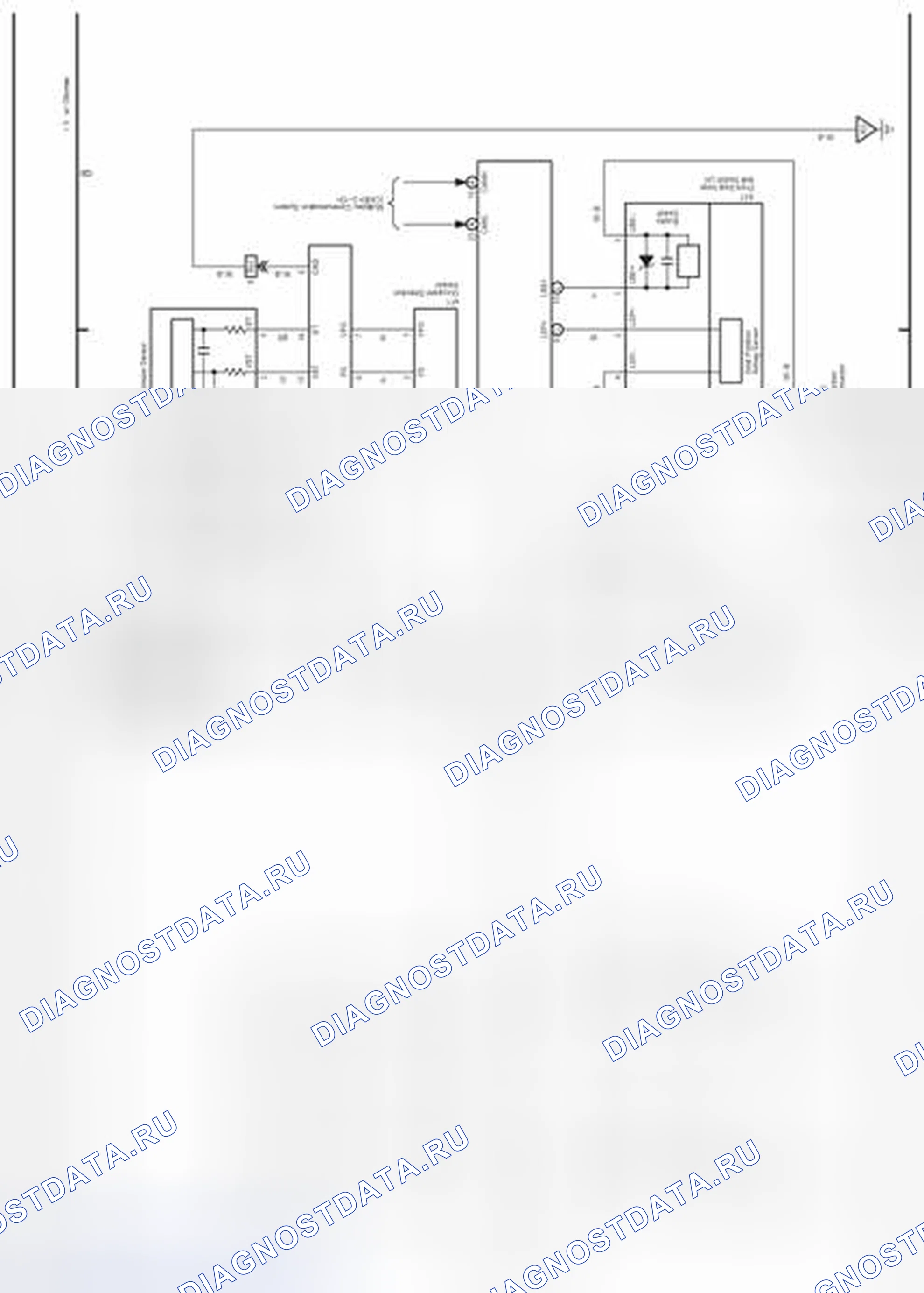 Рис. 191: Схема электропроводки SRS (2 из 3). Lexus LS IV