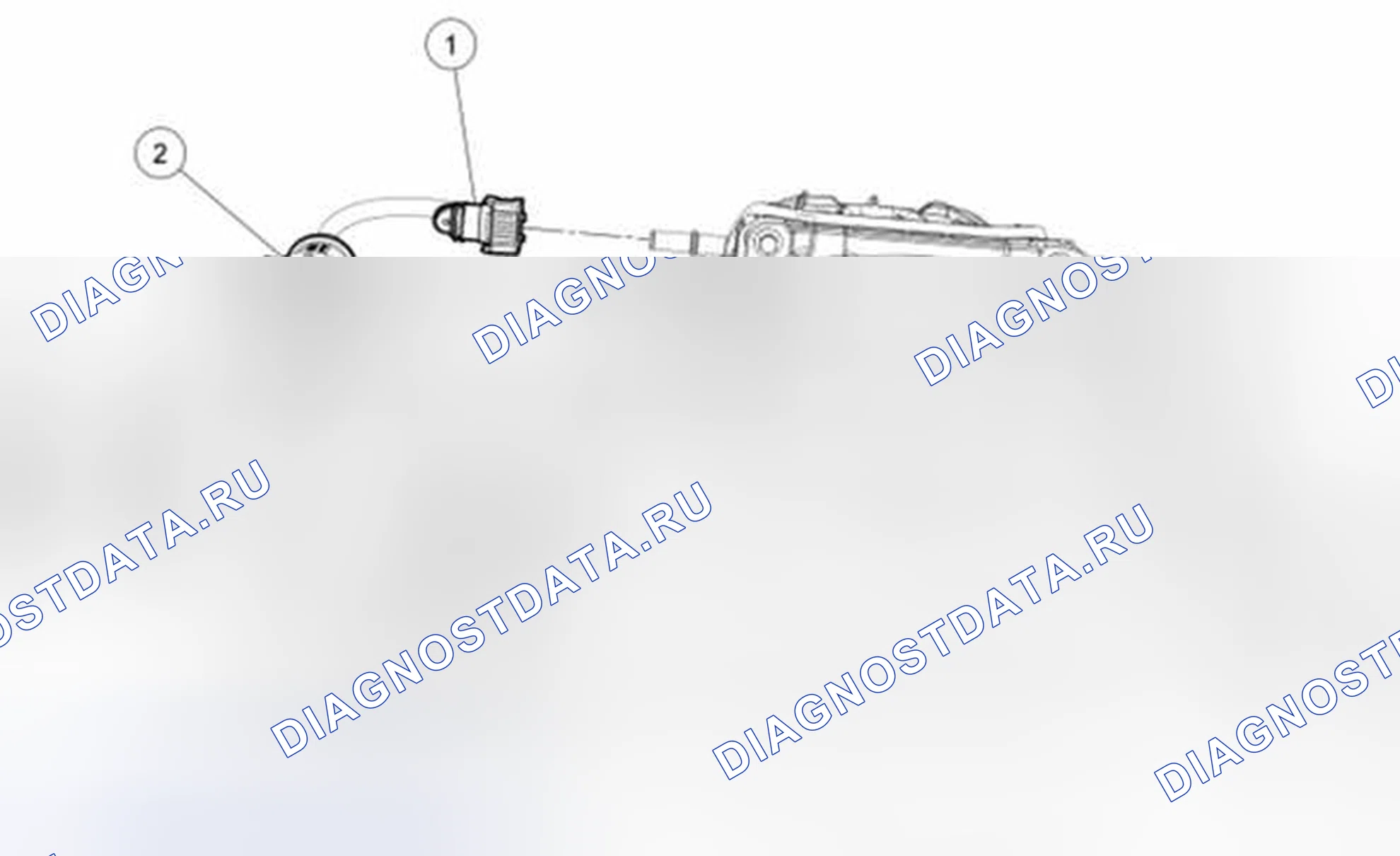 Рис. 303: Продувочный клапан 6.8L (3V) EVAP для двигателя. Ford Pickup F250 Super Duty II