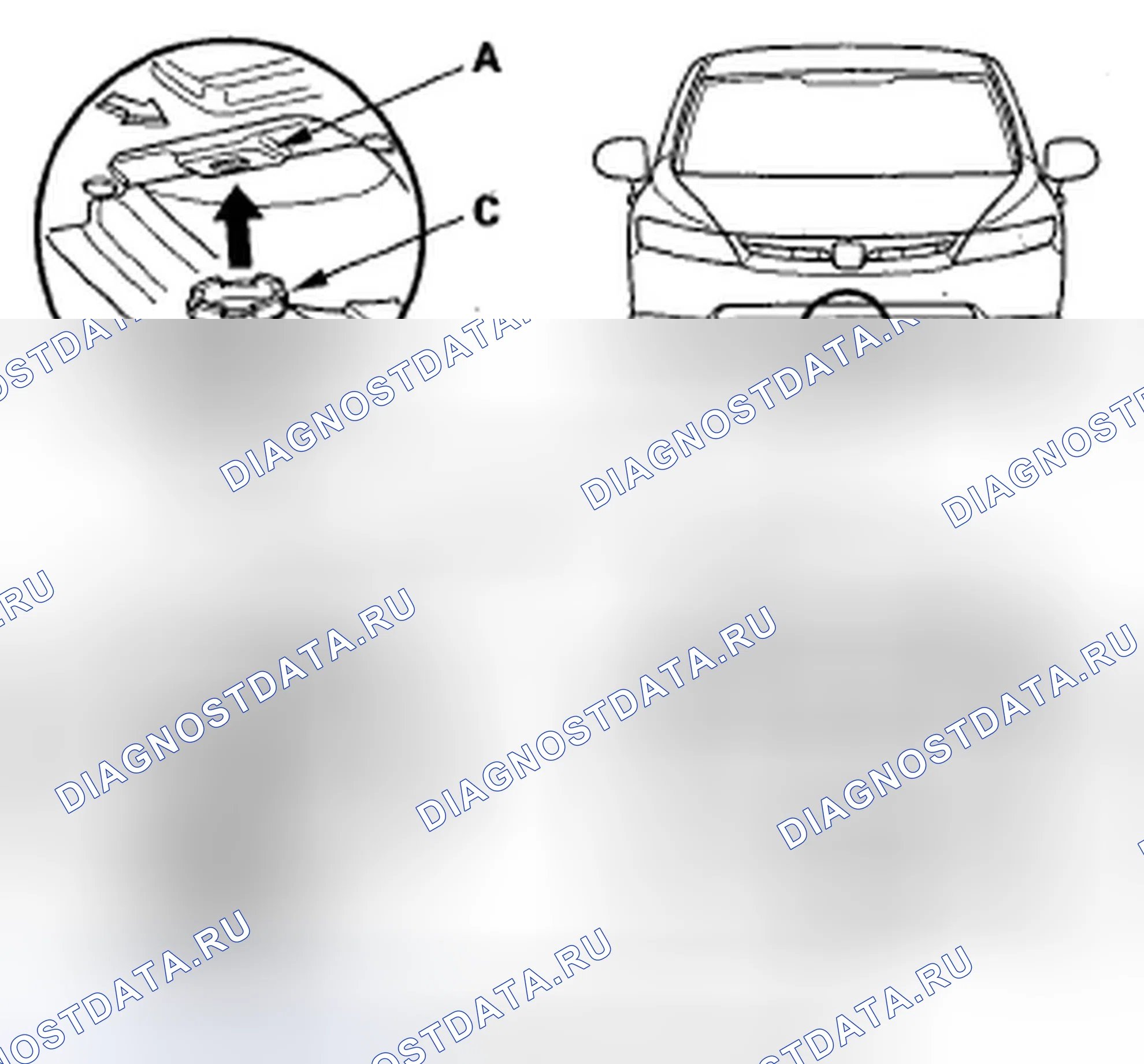 Рис. 37: Напольный домкрат. Honda Civic VIII
