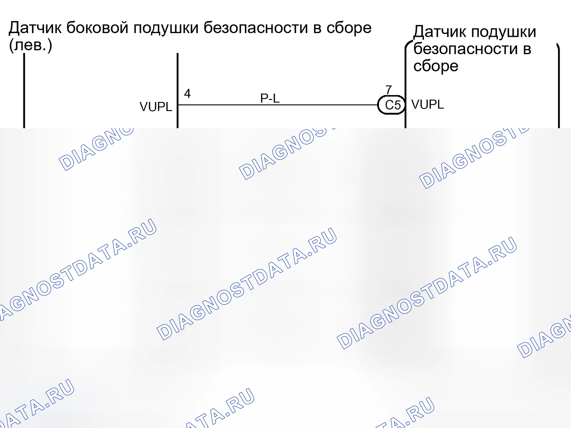 Рис. 126: электросхема. Toyota Avalon XX20 рестайлинг
