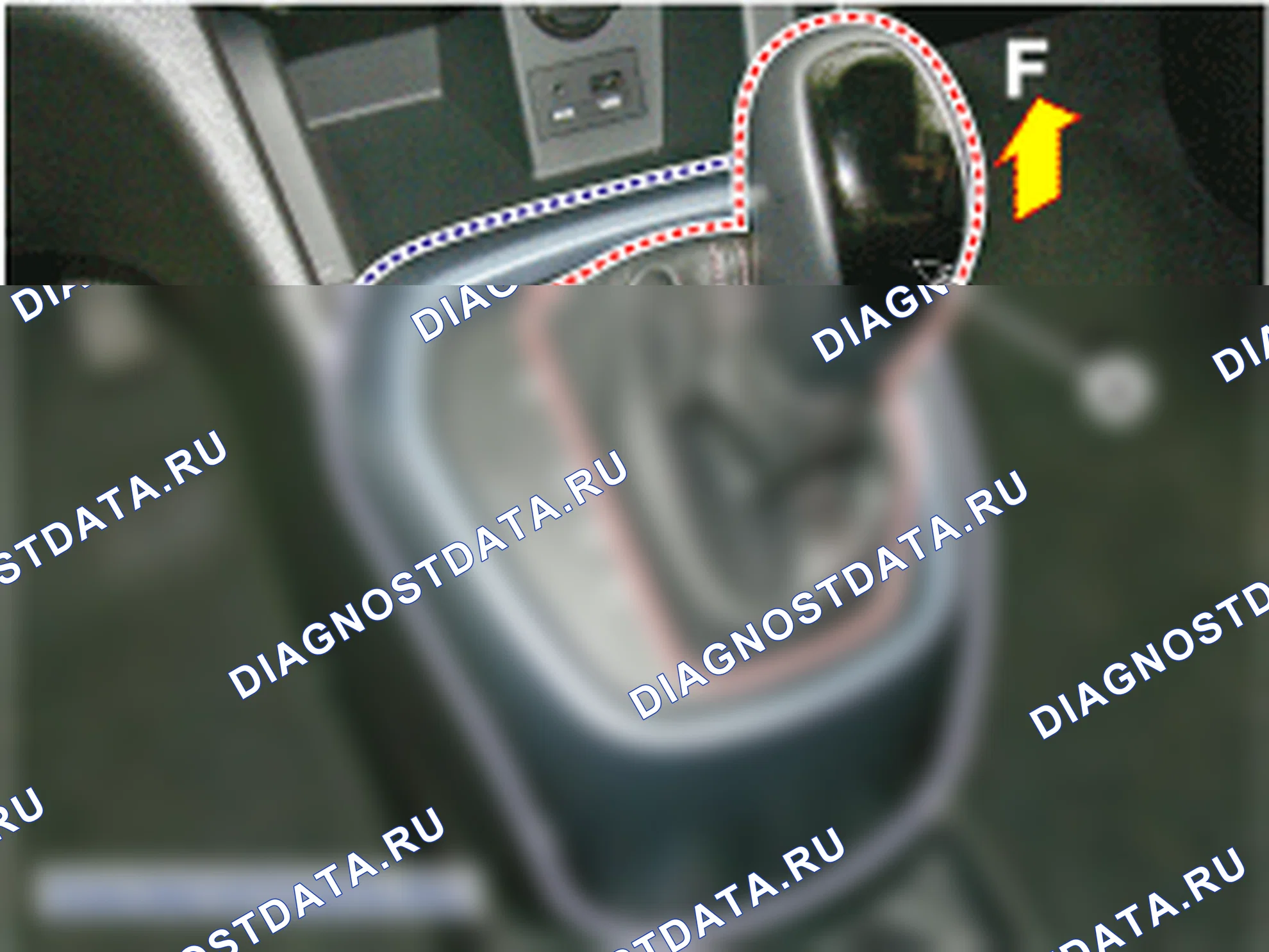 Снятие рычага переключения передач. Hyundai GRAND i10/Xcent BA