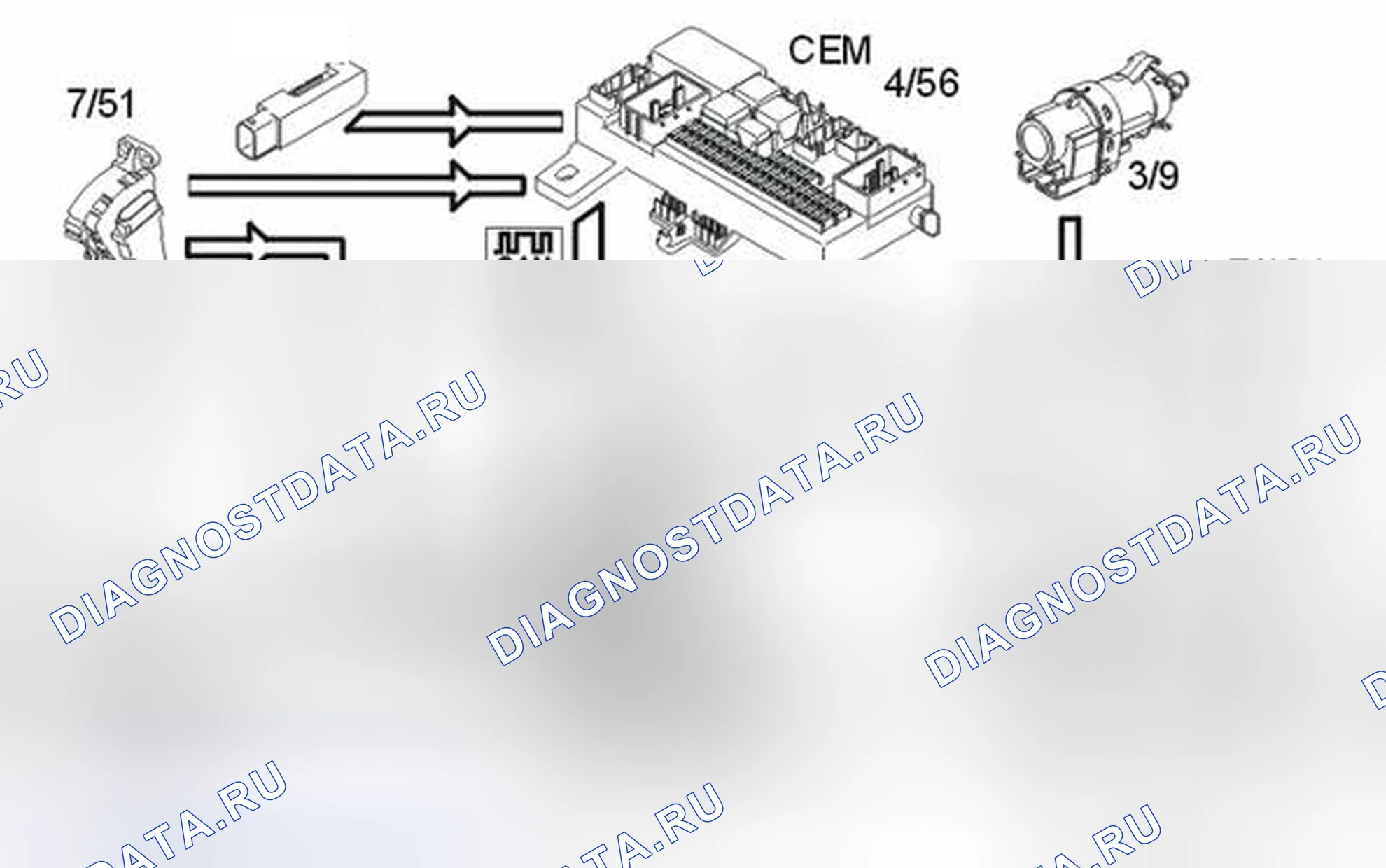 Рис. 626: ДРОССЕЛЬНОЕ УПРАВЛЕНИЕ. Volvo S40 II рестайлинг