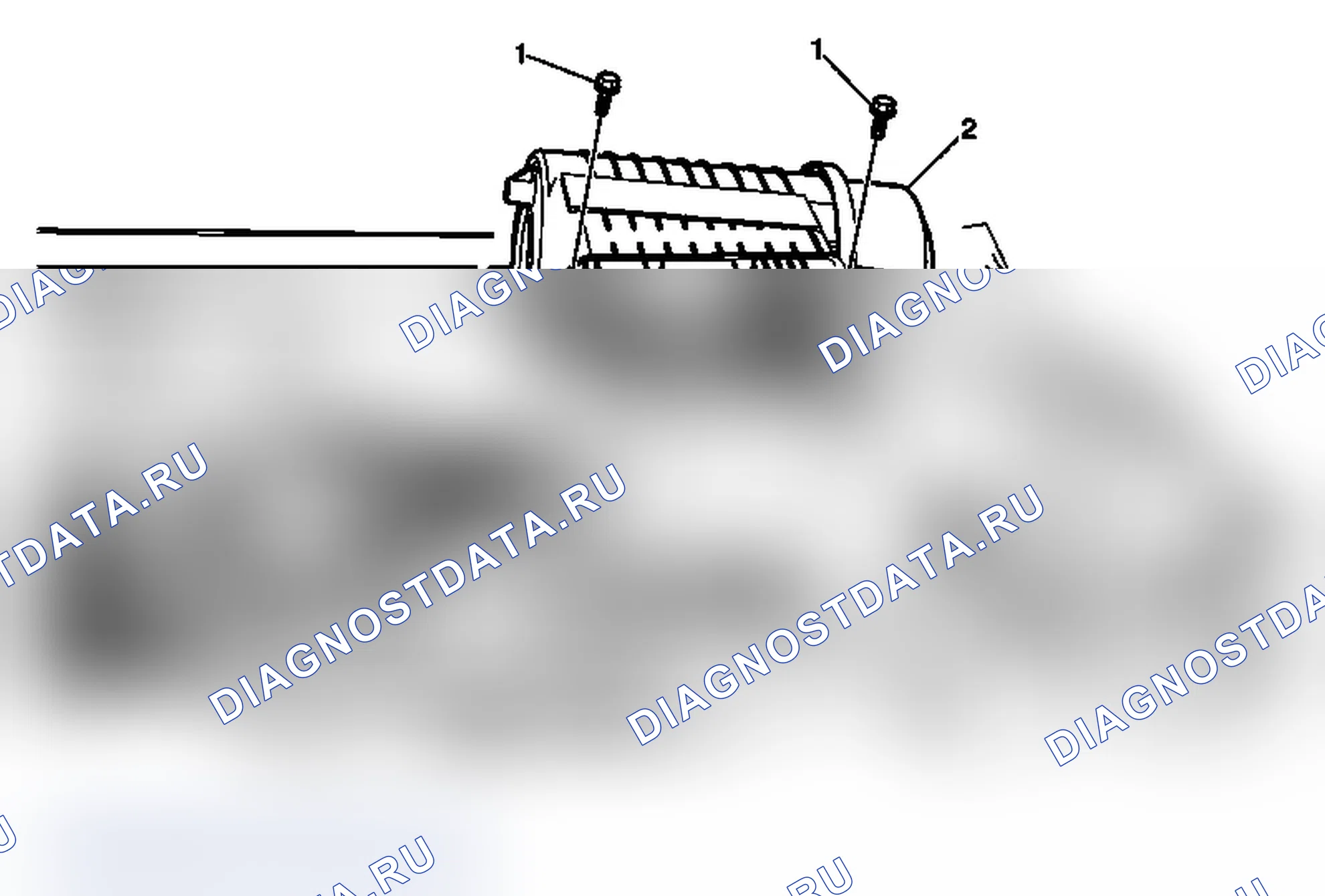 Рис. 65: Замена узла воздухоочистителя. Chevrolet Express G1500 