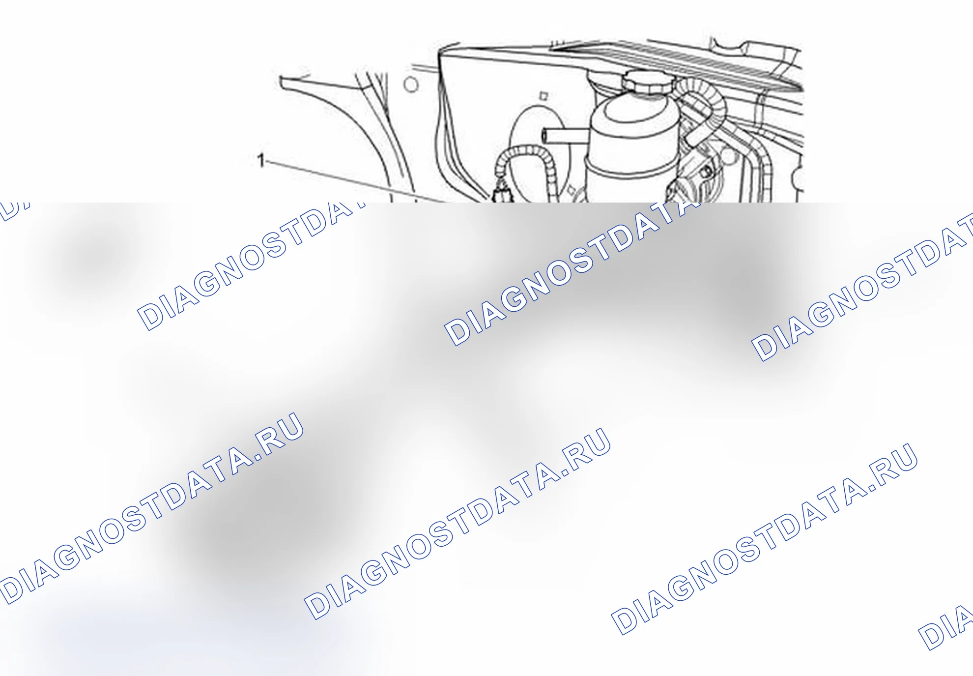 Рис. 43: Переключатели сигнализации жидкости усилителя тормоза (UJ1). Chevrolet Express G1500 