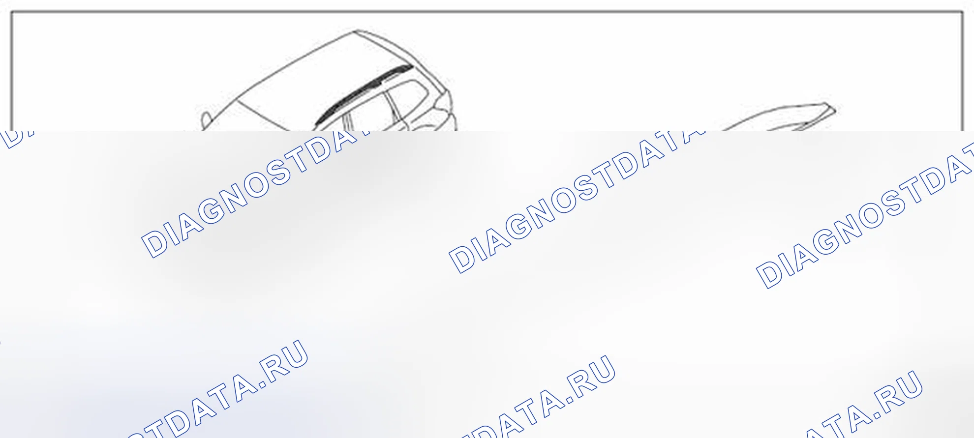 Рис. 115: РЕЙКА КРЫШИ. Subaru Forester SJ