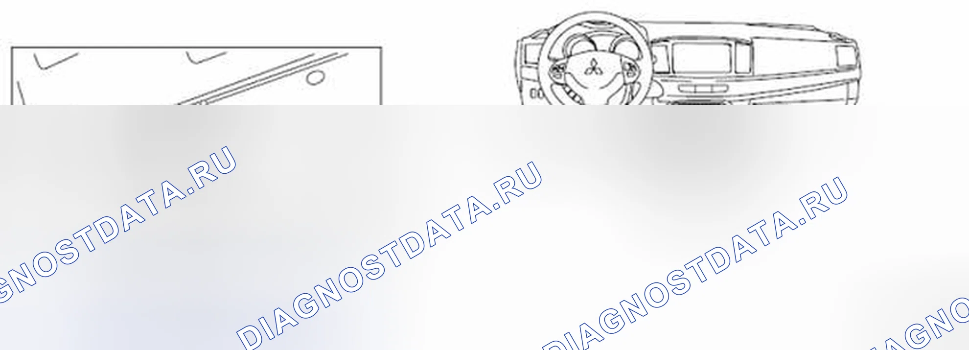 Рис. 39: ИНСПЕКЦИОННЫЙ ТЕРМИНАЛ. Mitsubishi Lancer X рестайлинг