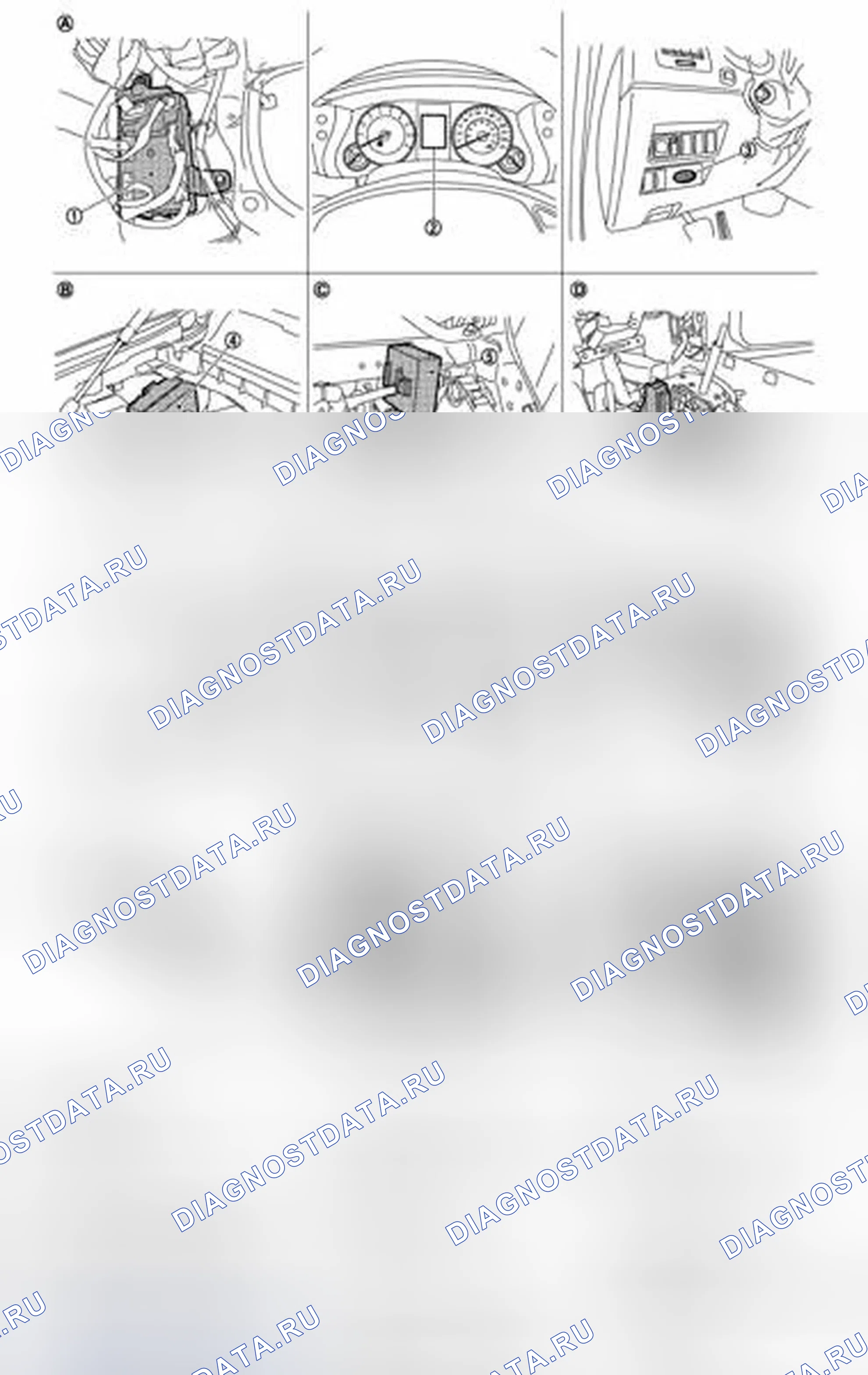 Рис. 11: ФУНКЦИЯ ОТКРЫТИЯ ЗАДНЕЙ ДВЕРИ: Расположение компонентов. Infiniti FX35 II