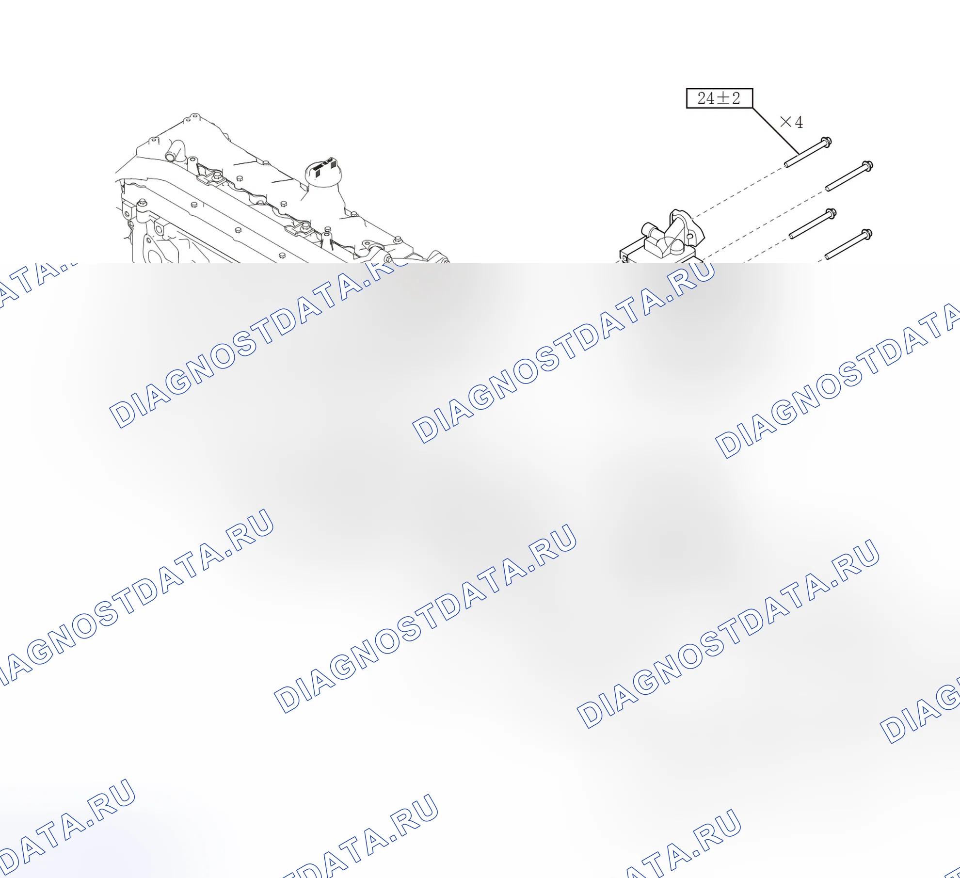 Схема расположения ремня генератора — Great Wall Wingle-7. Great-Wall Wingle 7 I