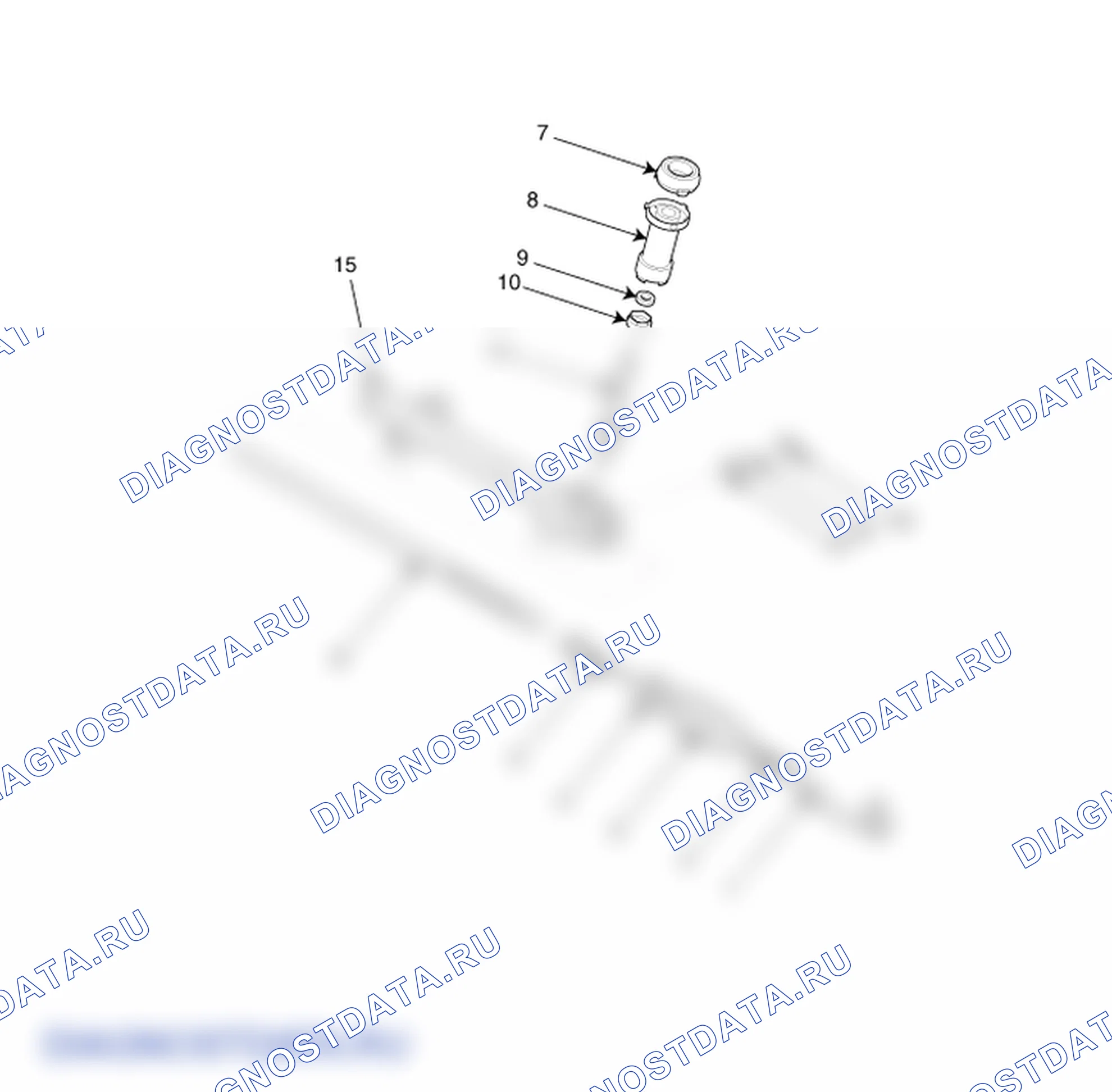 Детали коробки передач рулевого механизма. Hyundai ix35 EL