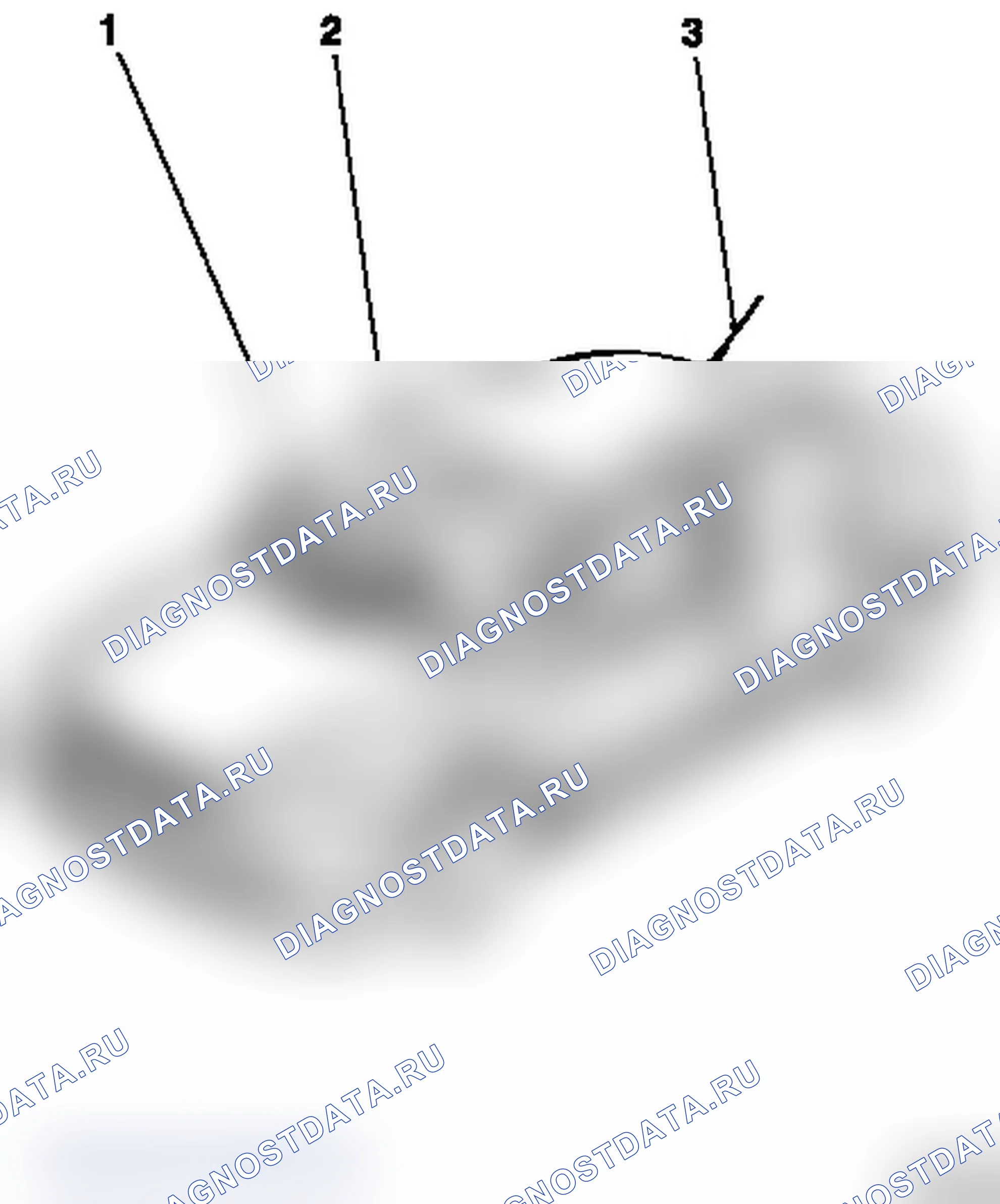 Система навигации (не NCDR 3000) Расположение конструктивных элементов. Opel Astra G