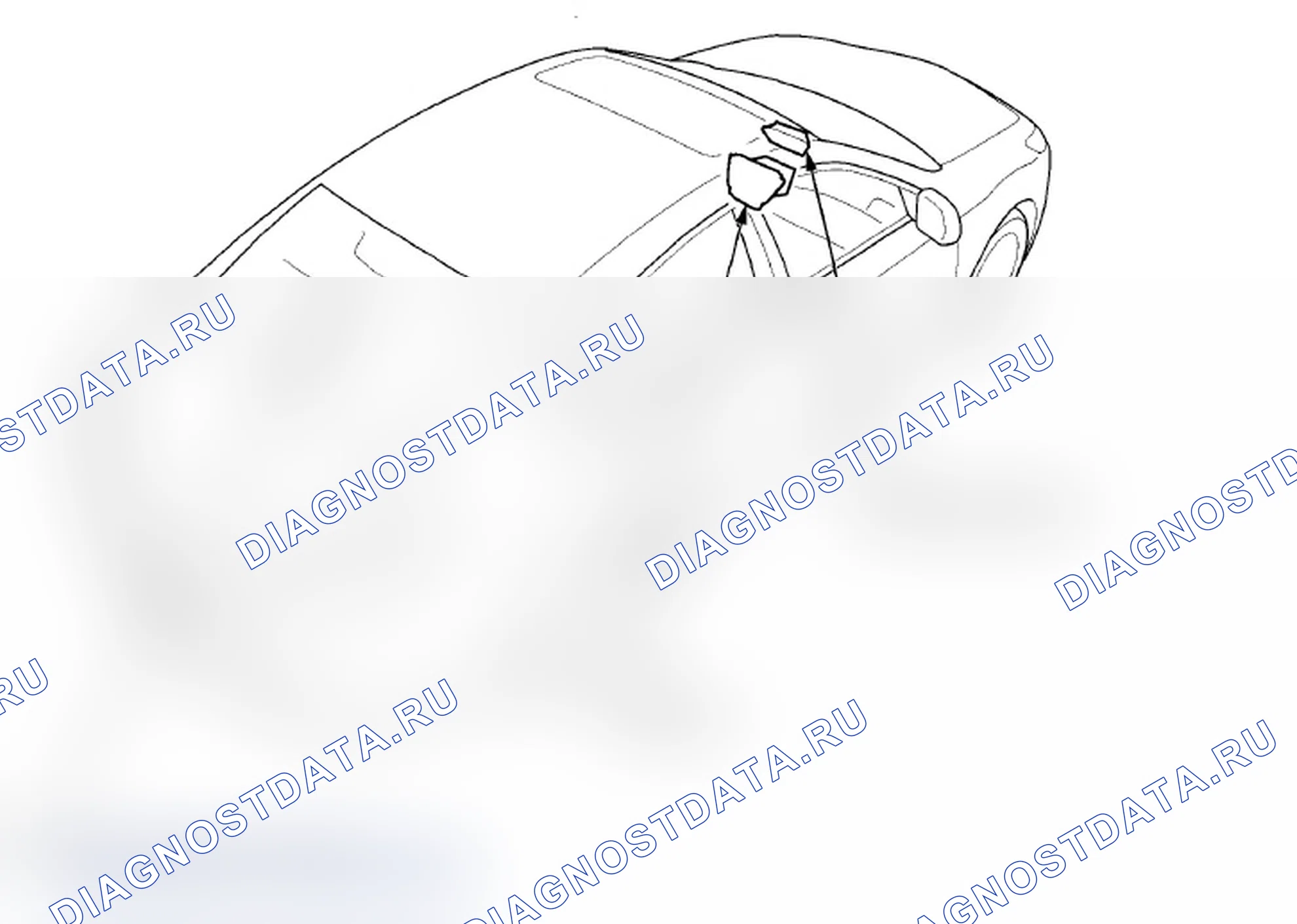 Рис. 231: Указатель расположения компонентов. Acura TL IV рестайлинг