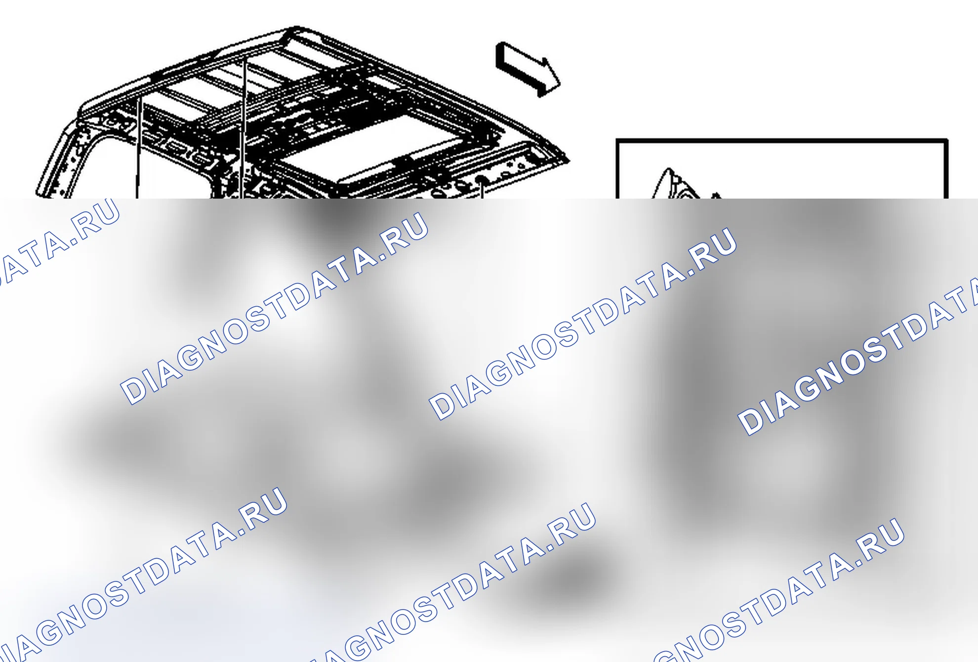 Рис. 6: Замена облицовочной панели (расширенная кабина). Chevrolet Silverado 2500 HD 