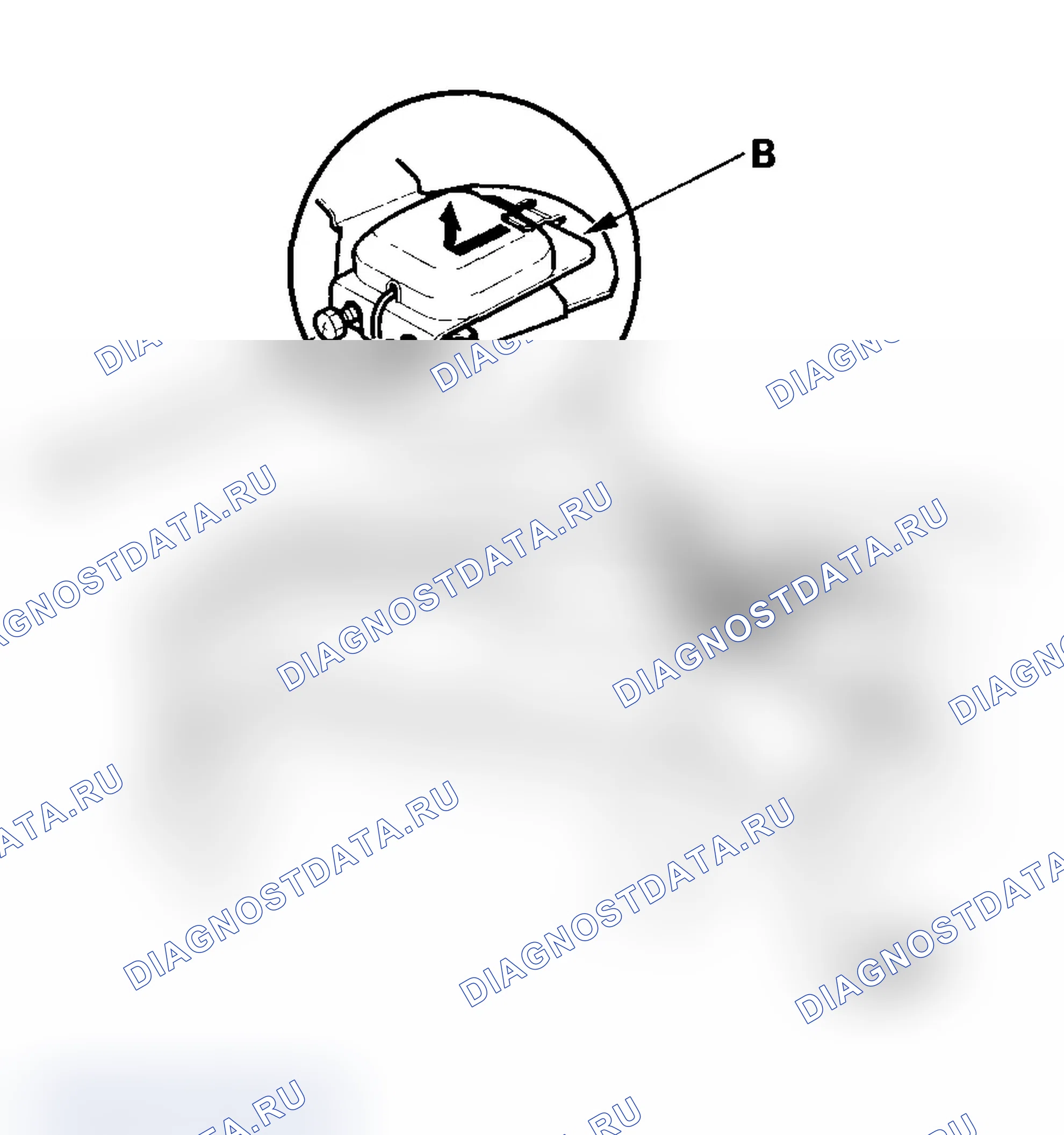 Рис. 99: Снятие/установка антенны GPS. Acura MDX I