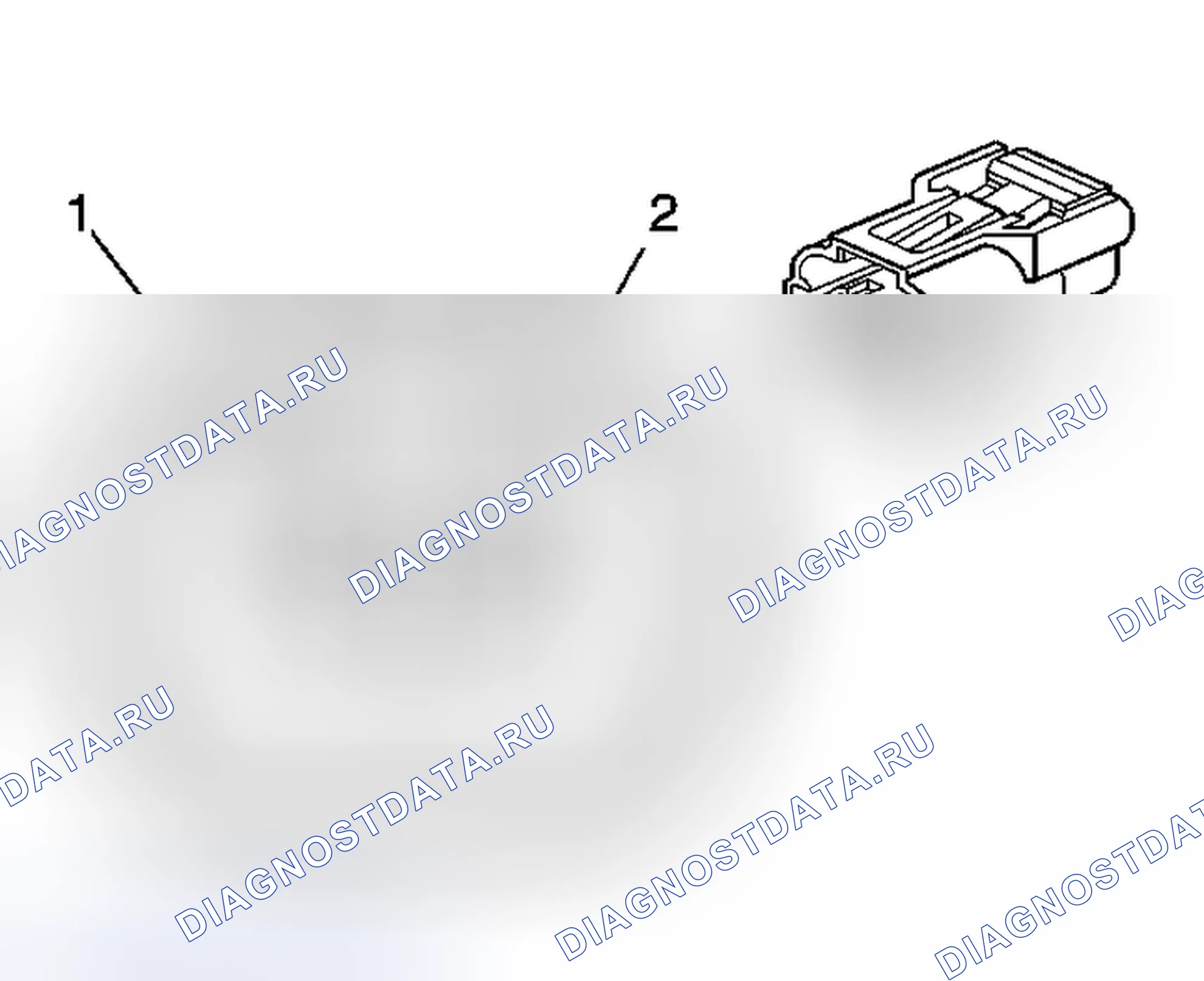 Рис. 48: Парковый фонарь - левый фронт (Chevrolet). Kia Ceed JD рестайлинг