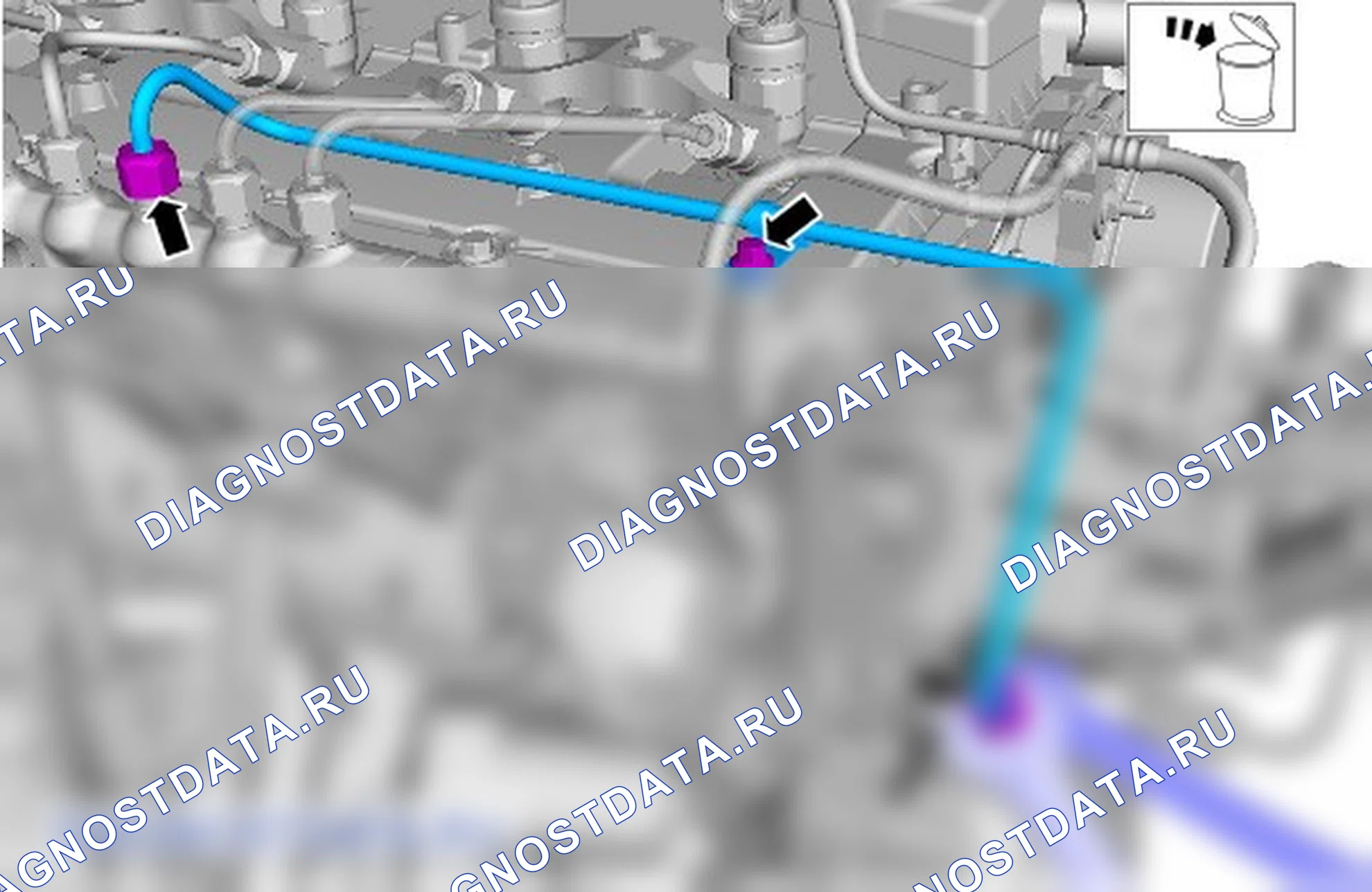 Как снять и установить топливный насос. Ford Transit VII