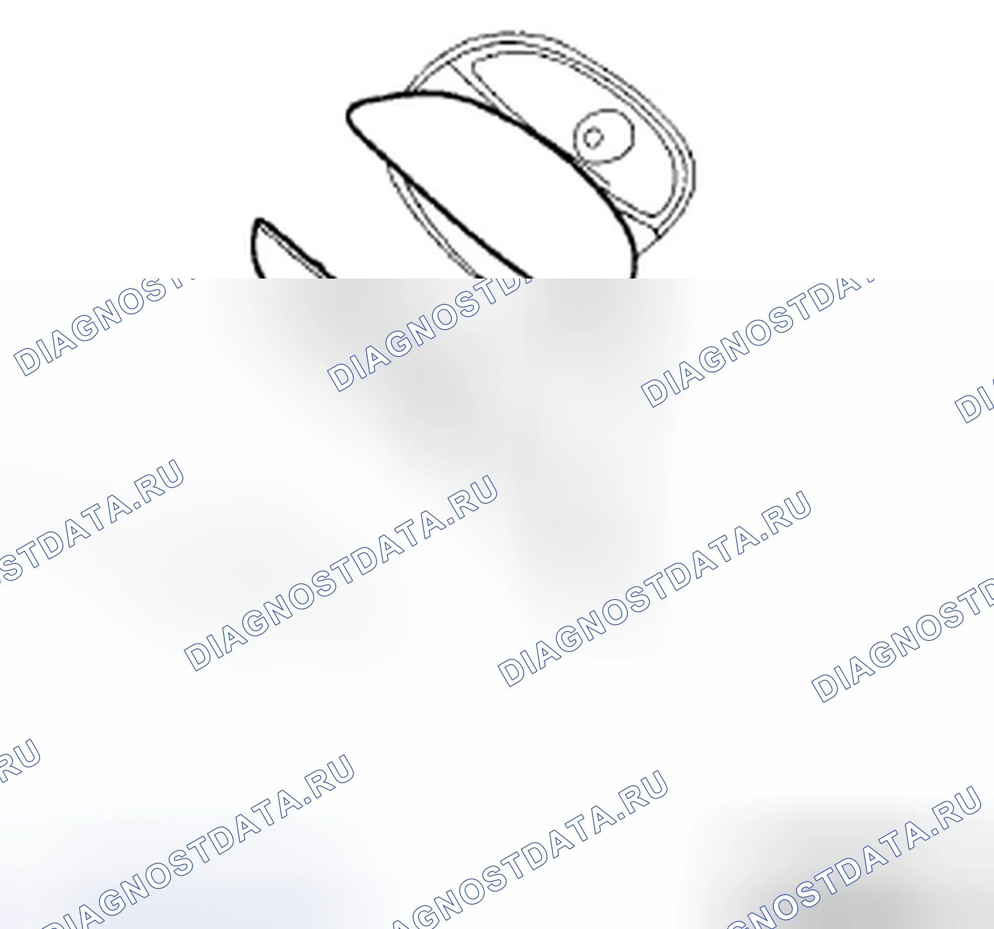 Рис. 51: Замена лампы в помещении. Hyundai Genesis I