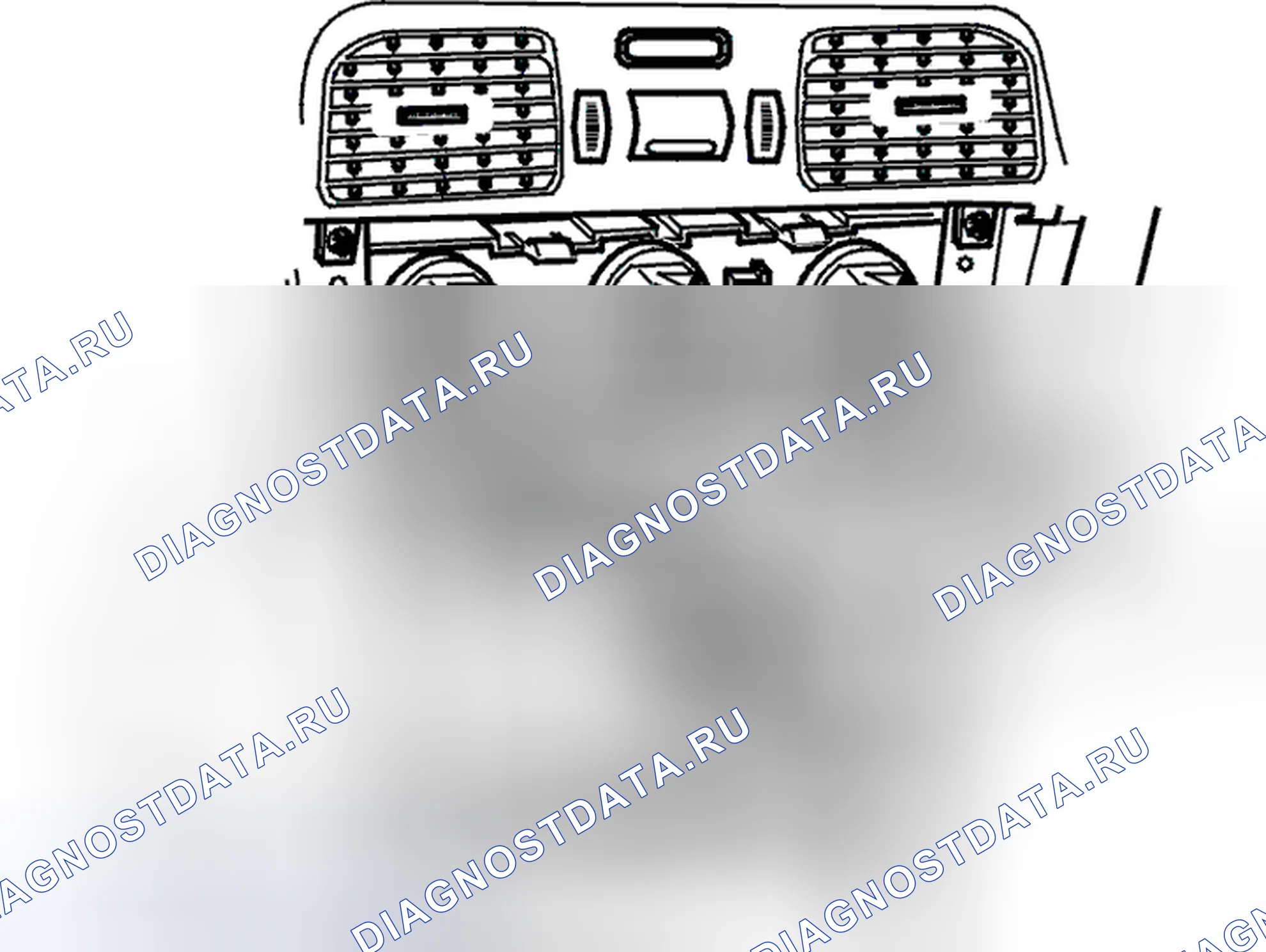 Рис. 46: Установка центральной консоли приборной панели. Volvo S40 I рестайлинг