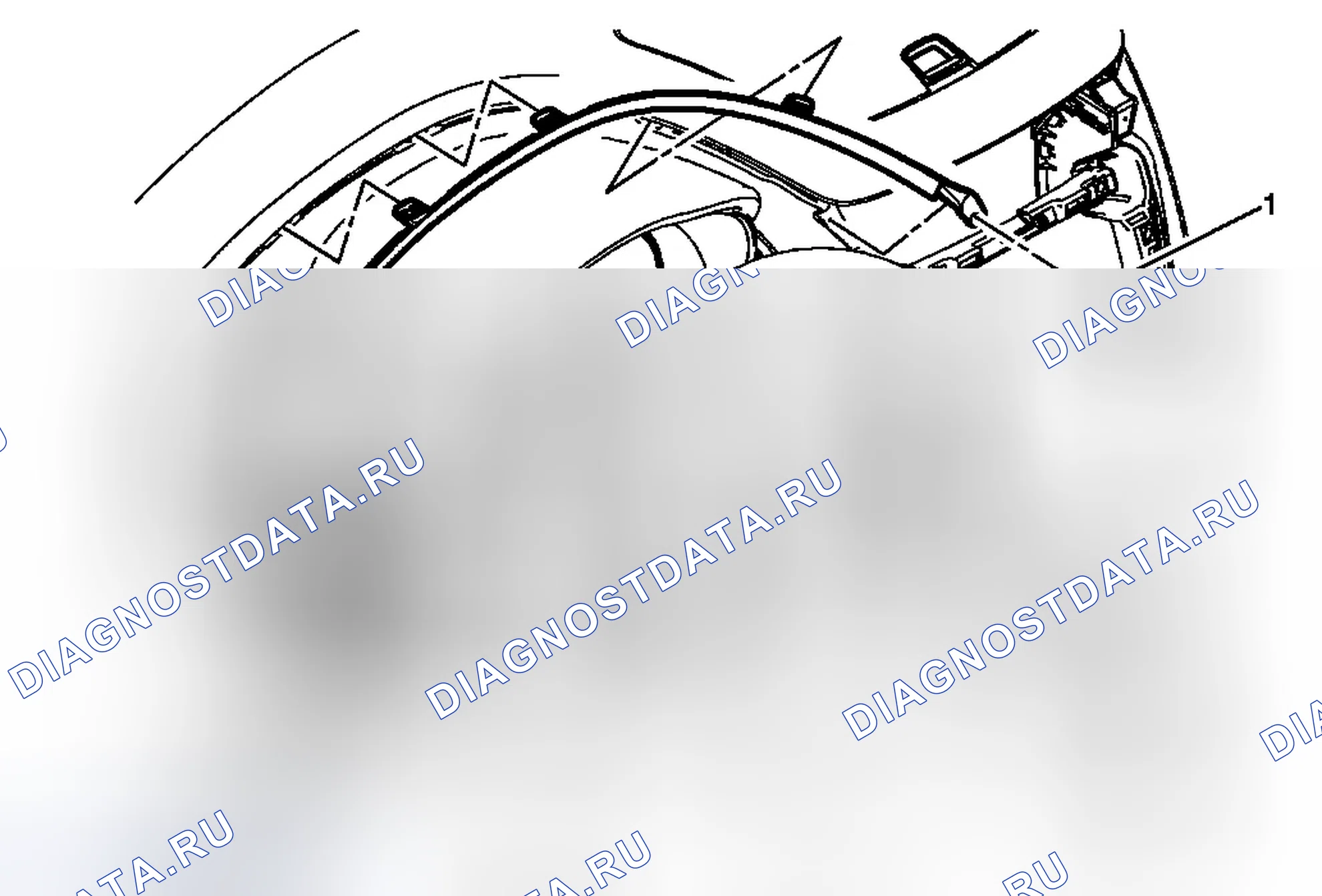 Рис. 65: Замена оснастки приборной панели (со стороны водителя). Chevrolet Malibu VIII