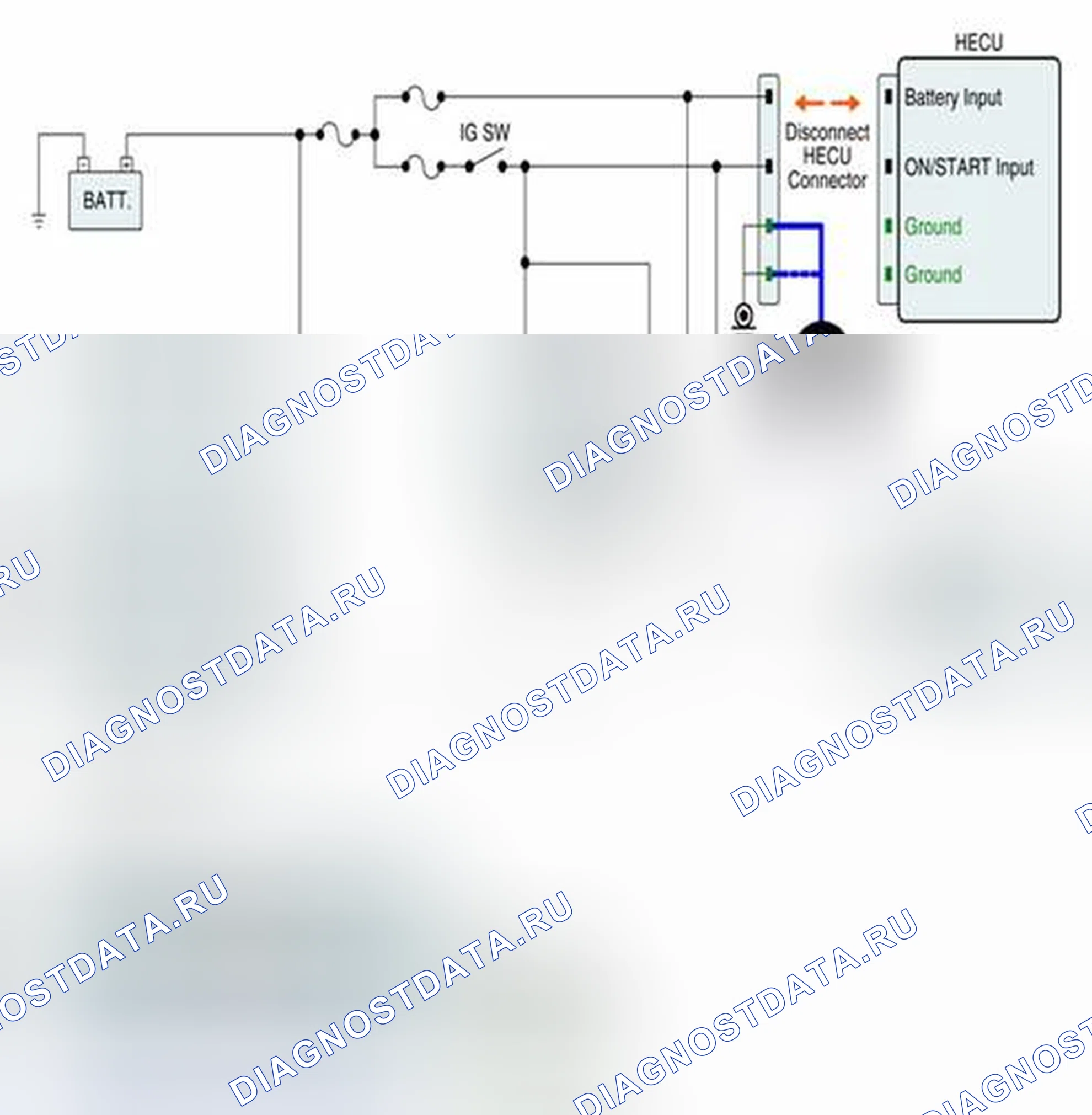 Рис. 84: Проверка цепи массы. BMW 6 серия F06/F13/F12