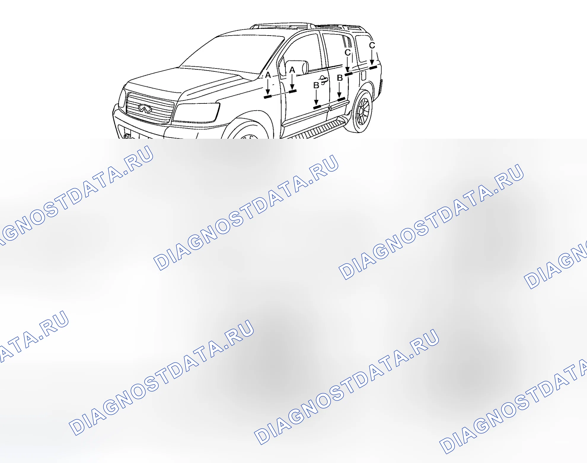 Рис. 316: Регулировка фитинга. Infiniti QX56 I