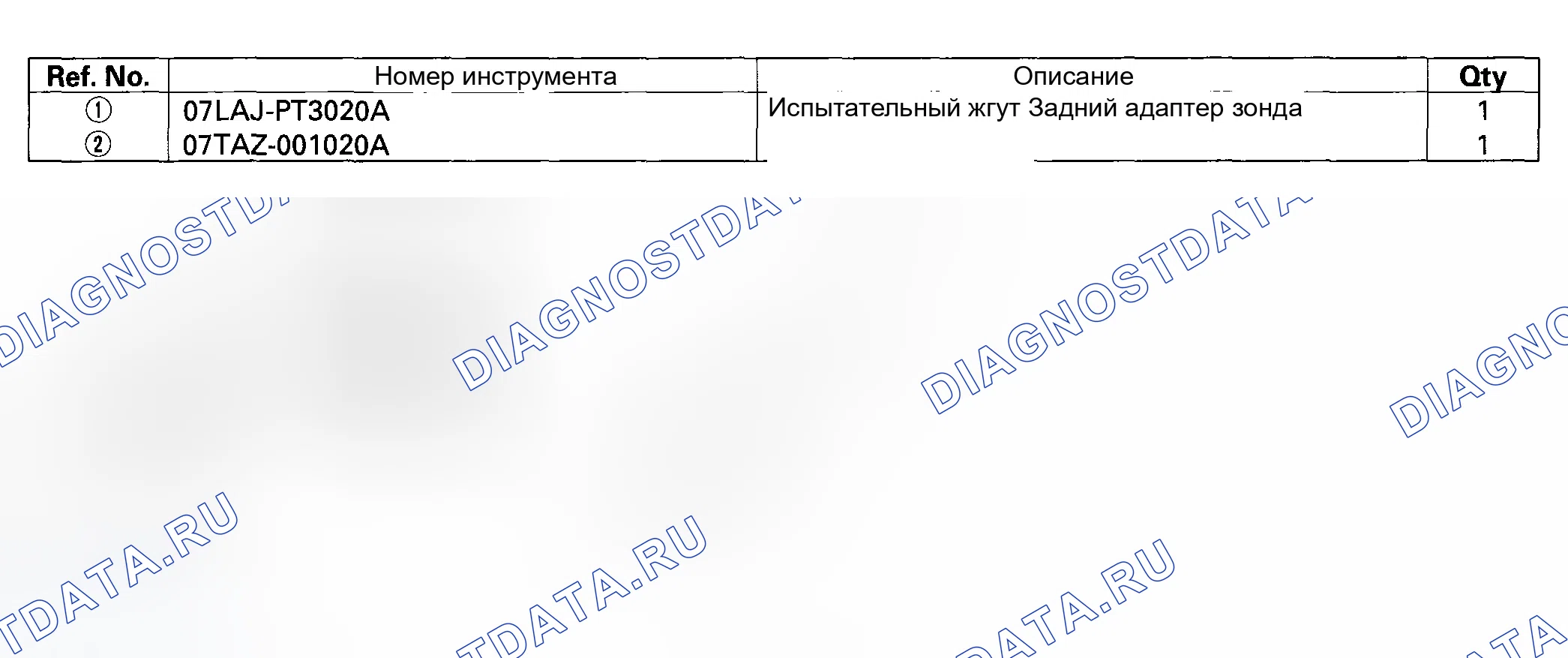 Рис. 13: Специальные инструменты. Honda Insight ZE1