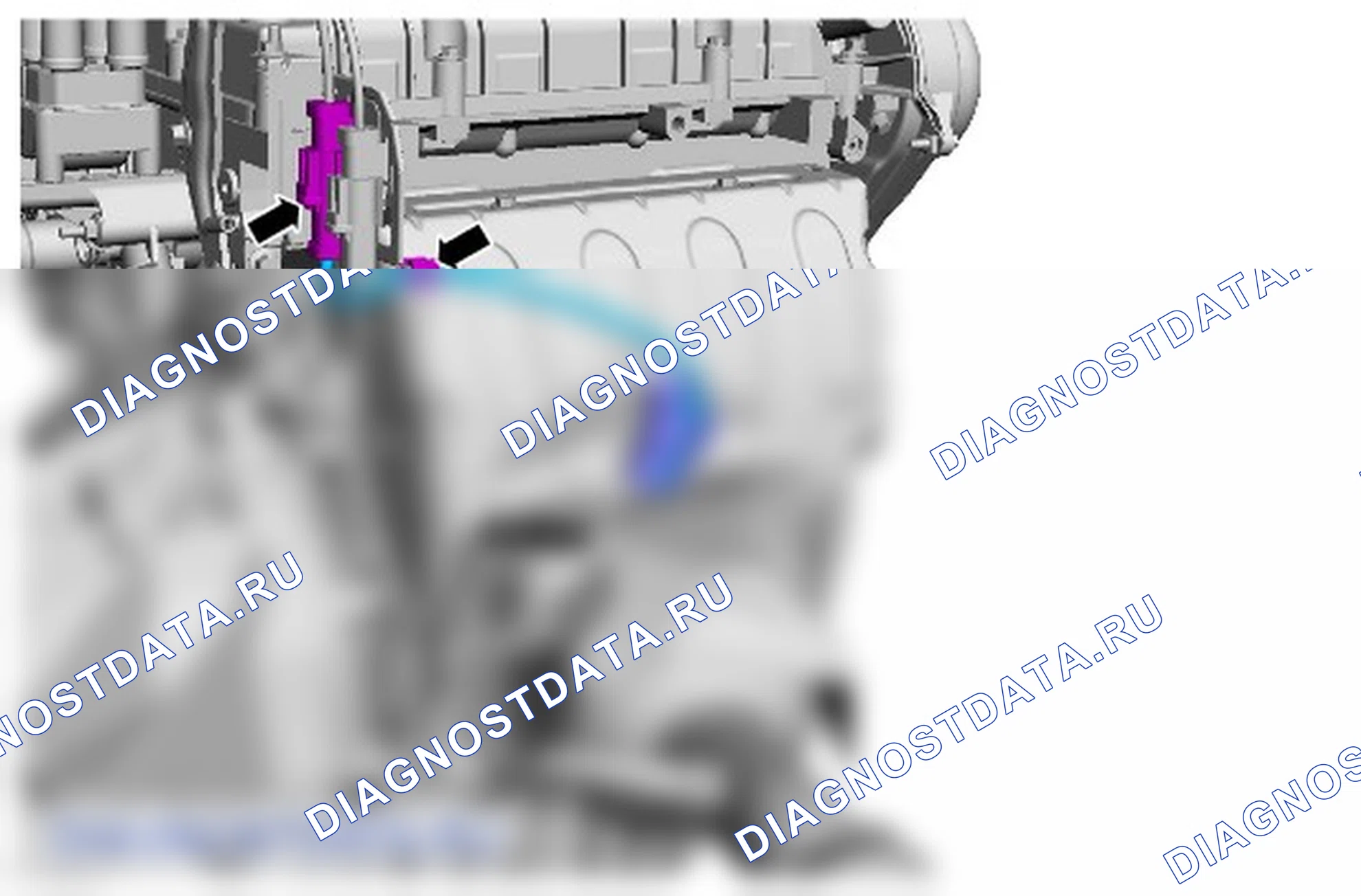 Как снять и установить подогреваемый кислородный датчик (HO2S). Ford Grand C-MAX II рестайлинг