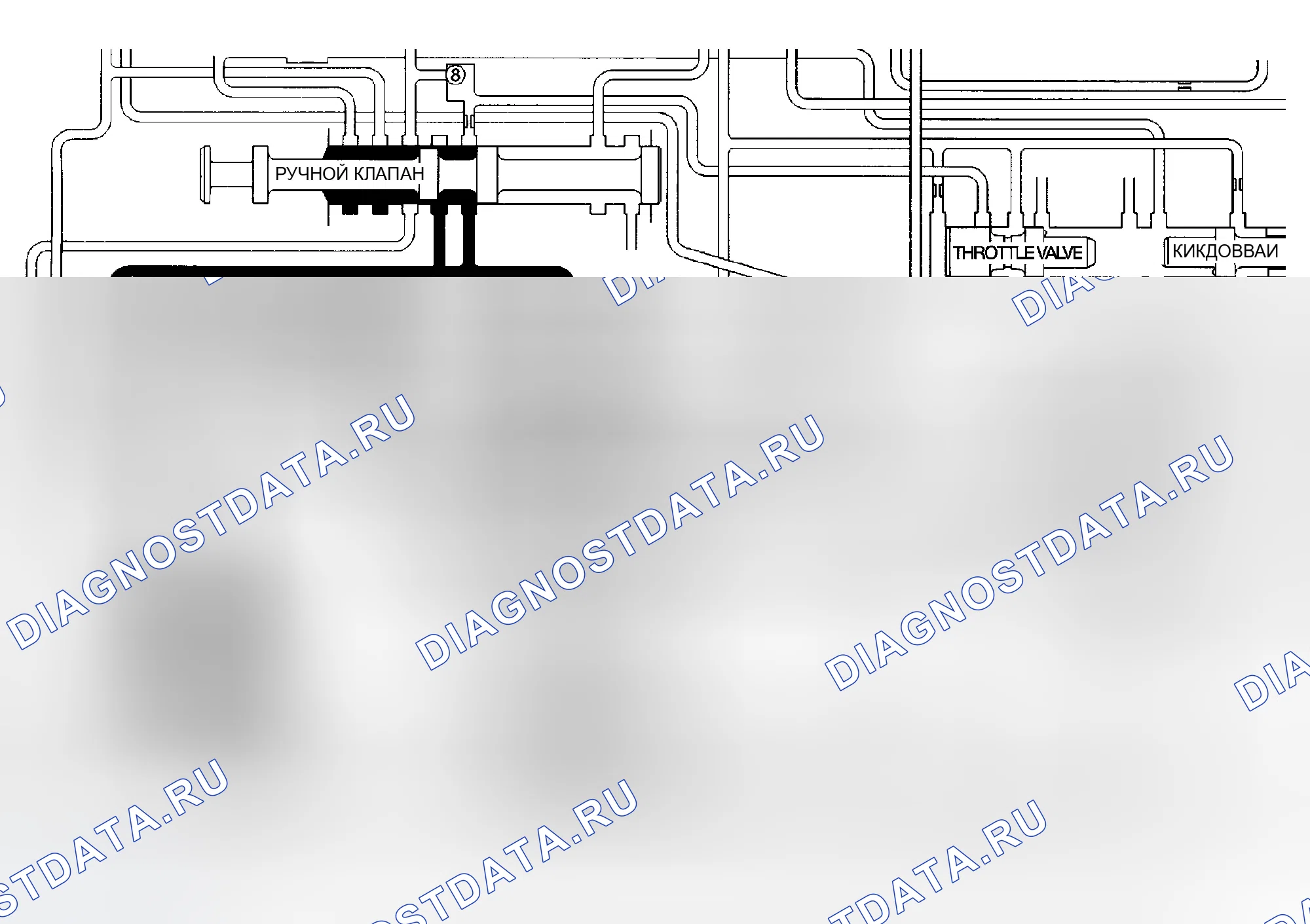 Рис. 402: РЕГУЛИРУЮЩИЙ КЛАПАН. Dodge Pickup R2500 