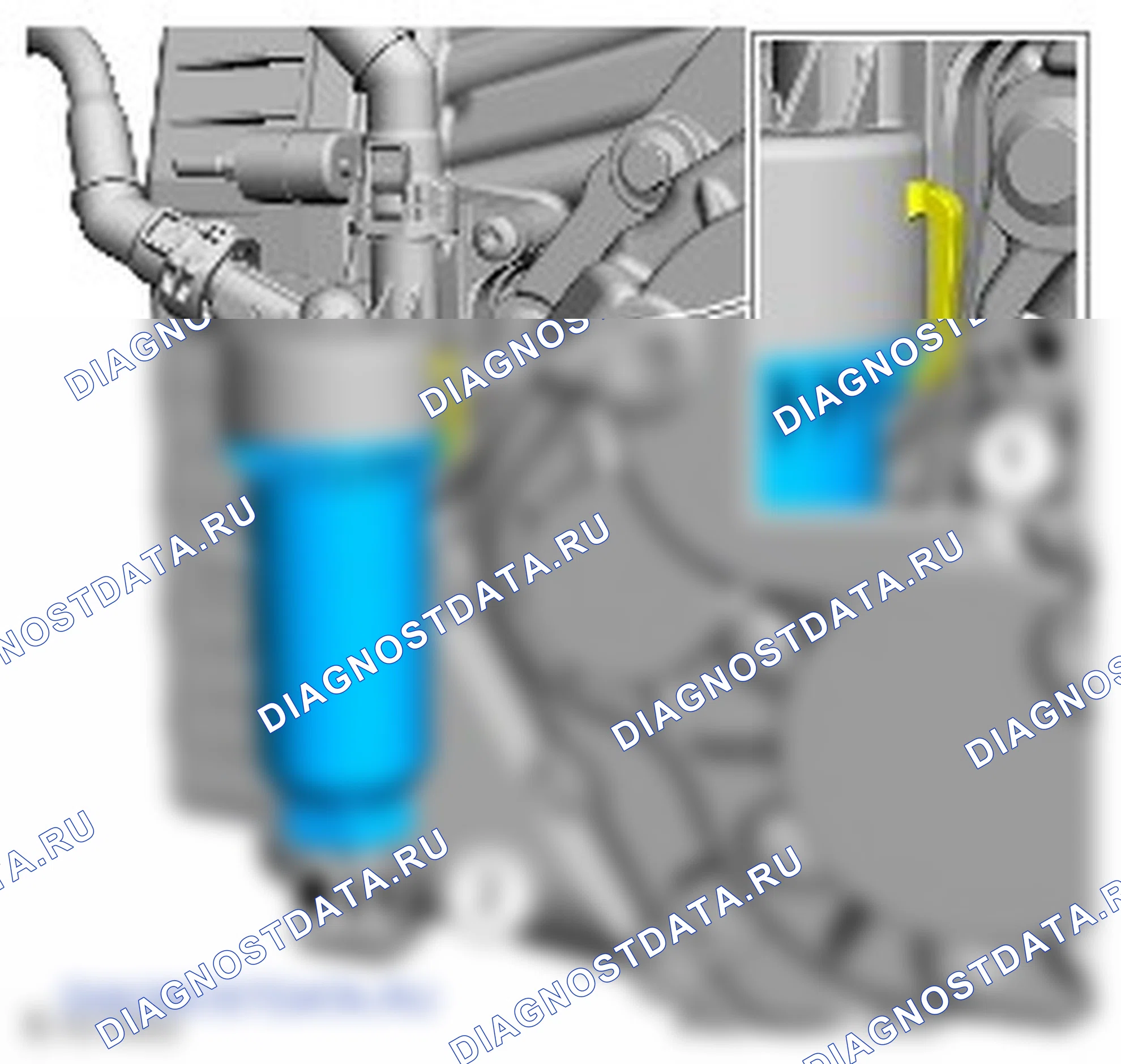 Слив и заливка трансмиссионной жидкости. Ford Grand C-MAX II