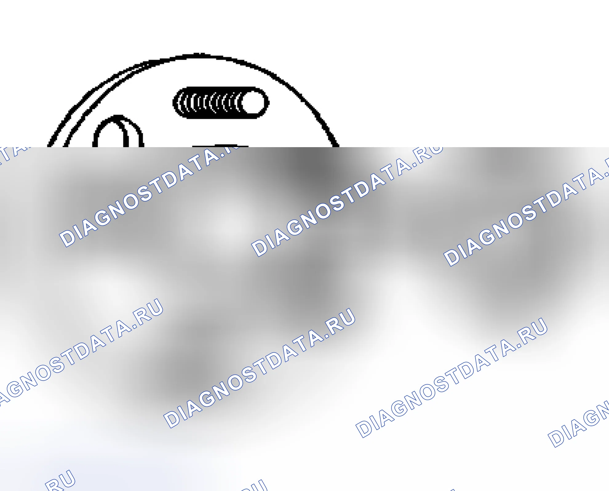 Рис. 32: Проверка биения фланца ступицы / оси и шпильки колеса. Kia Ceed CD