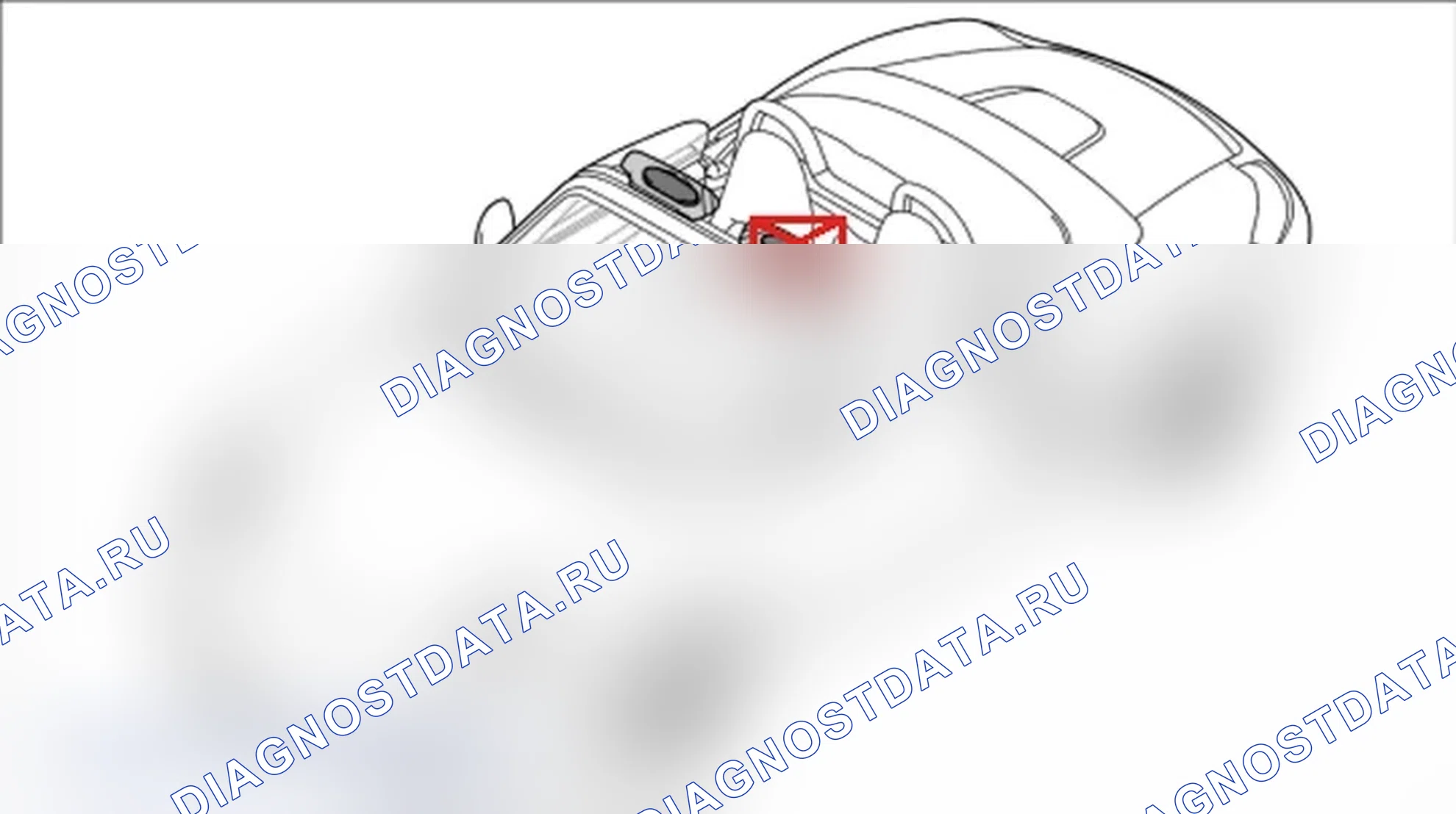Рис. 76: Снятие солнцезащитного козырька. Porsche Boxster S 987