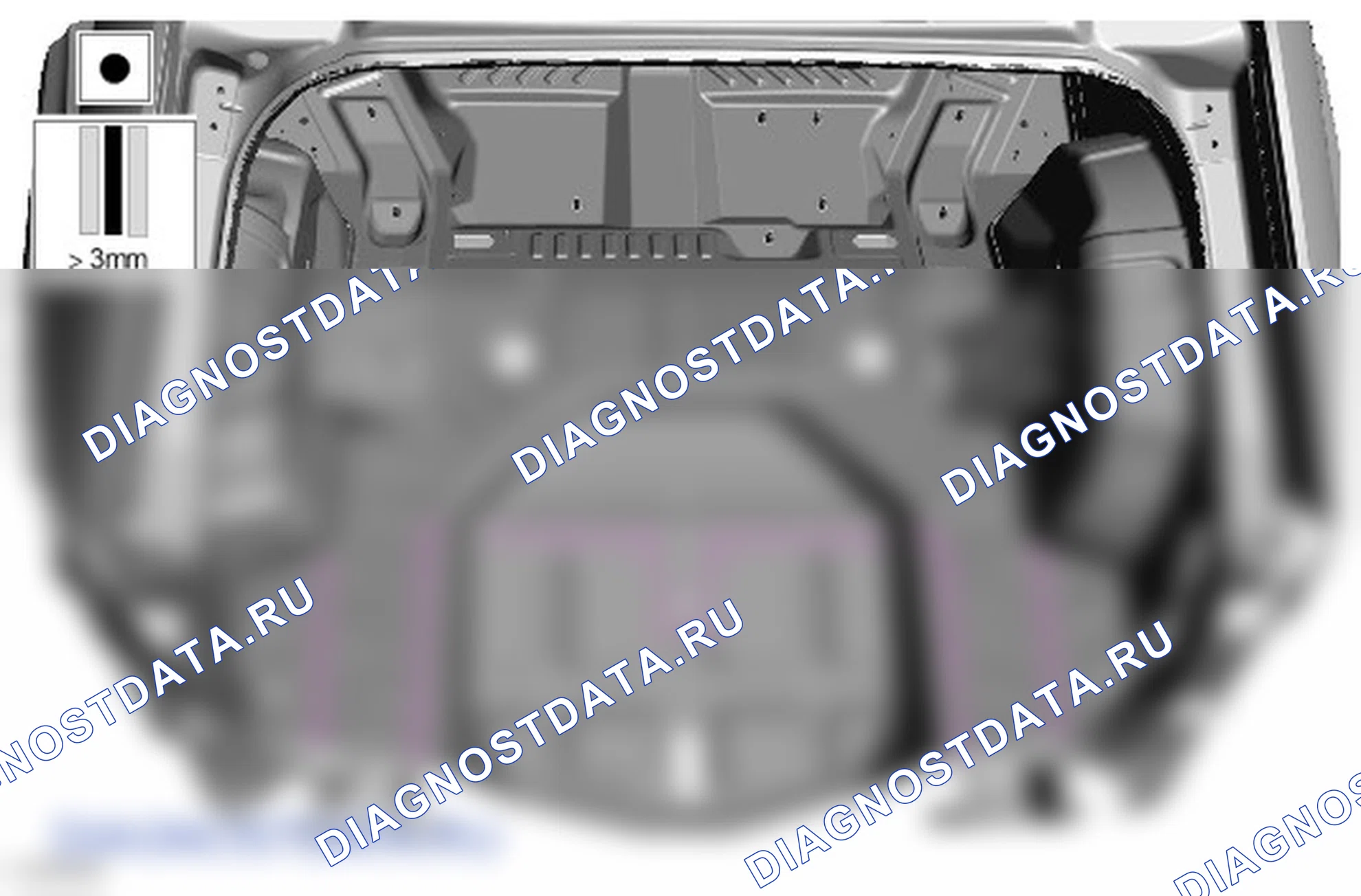 Как снять и установить заднюю панель пола. Ford Edge II