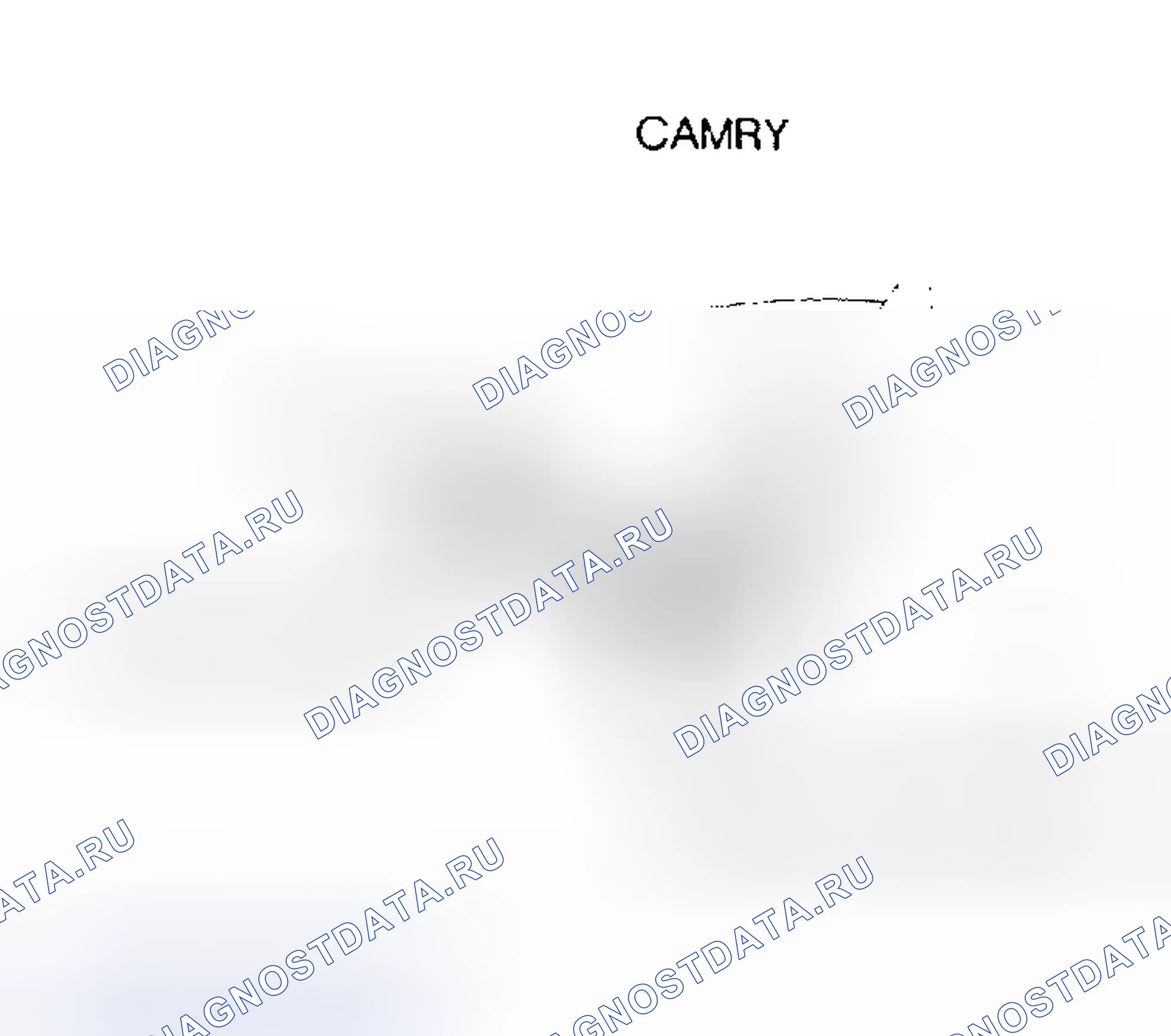 Рис. 2: Крепление кабеля двери воздухозаборника. Toyota Camry V10