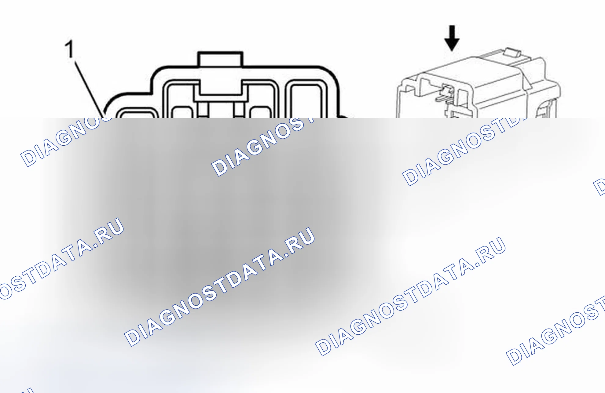 Рис. 372: Внешнее зеркало заднего вида - драйвер X2 (DNP или DNT). Chevrolet Traverse I