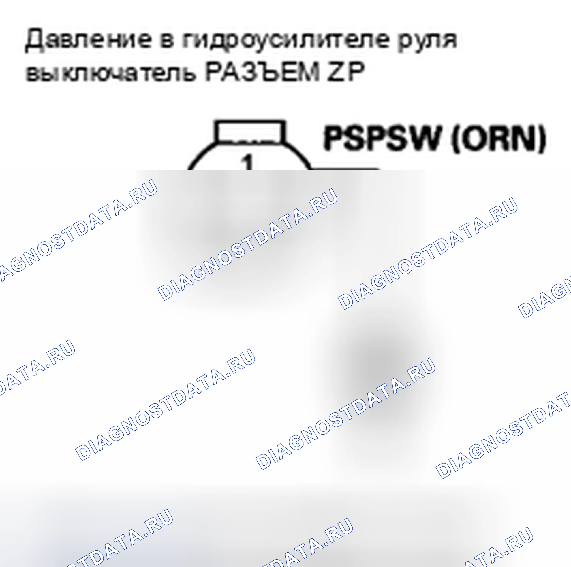 Рис. 639: Устранение неисправностей сигнальной цепи коммутатора давление в гидроусилителе руля. Honda CR-V III рестайлинг
