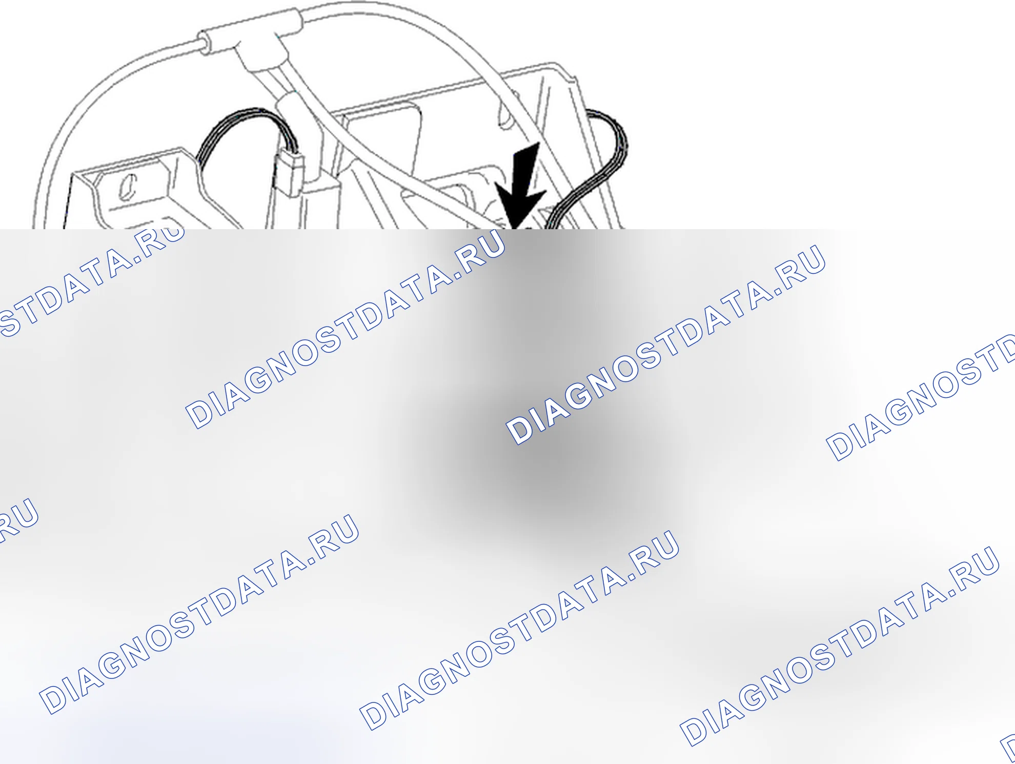 Рис. 45: Замена вакуумного клапана педали тормоза. Volvo V40 I рестайлинг
